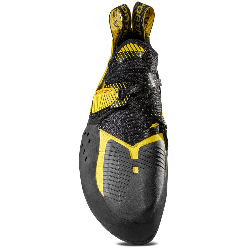 LA SPORTIVA - スポルティバ SolutionComp La Sportiva Solution Comp Climbing Shoes Men - Black/Yellow