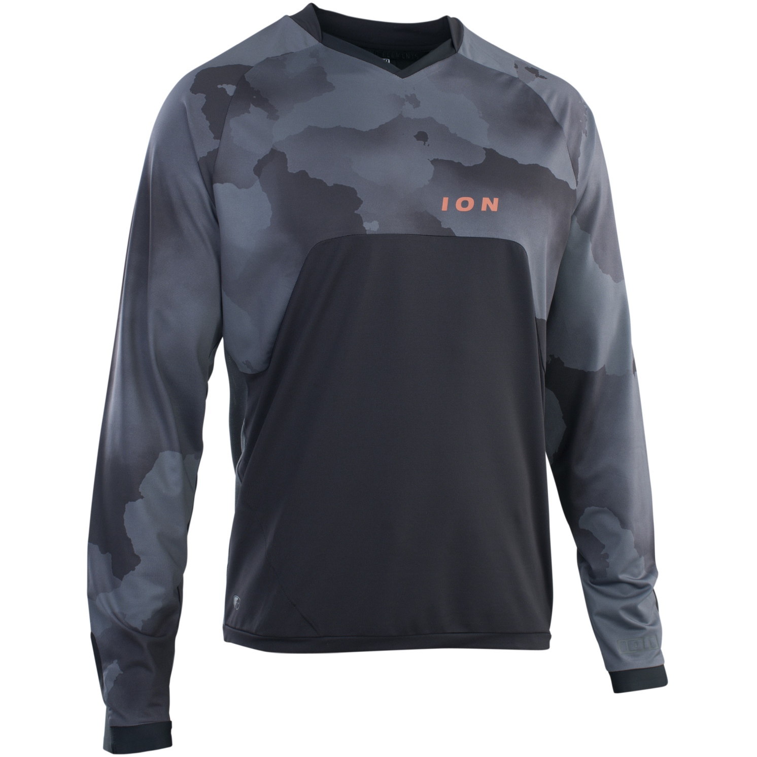Picture of ION Bike Tee Long Sleeve Traze AMP AFT - Black 47222