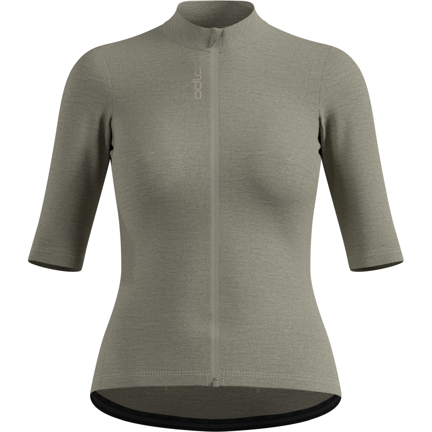 Zdjęcie: Odlo Zeroweight Merino Full-Zip Cycling Jersey Women - vetiver