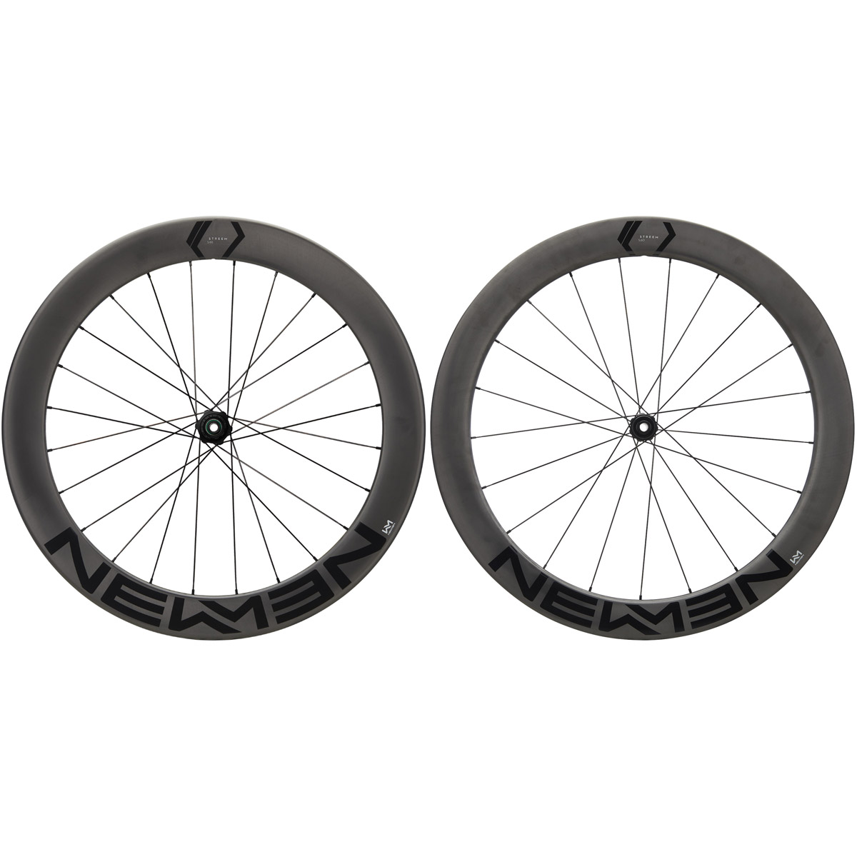 Produktbild von Newmen Streem Sprint Laufradsatz - 28&quot; | Carbon | Clincher | Centerlock - 12x100mm | 12x142mm - Shimano HG