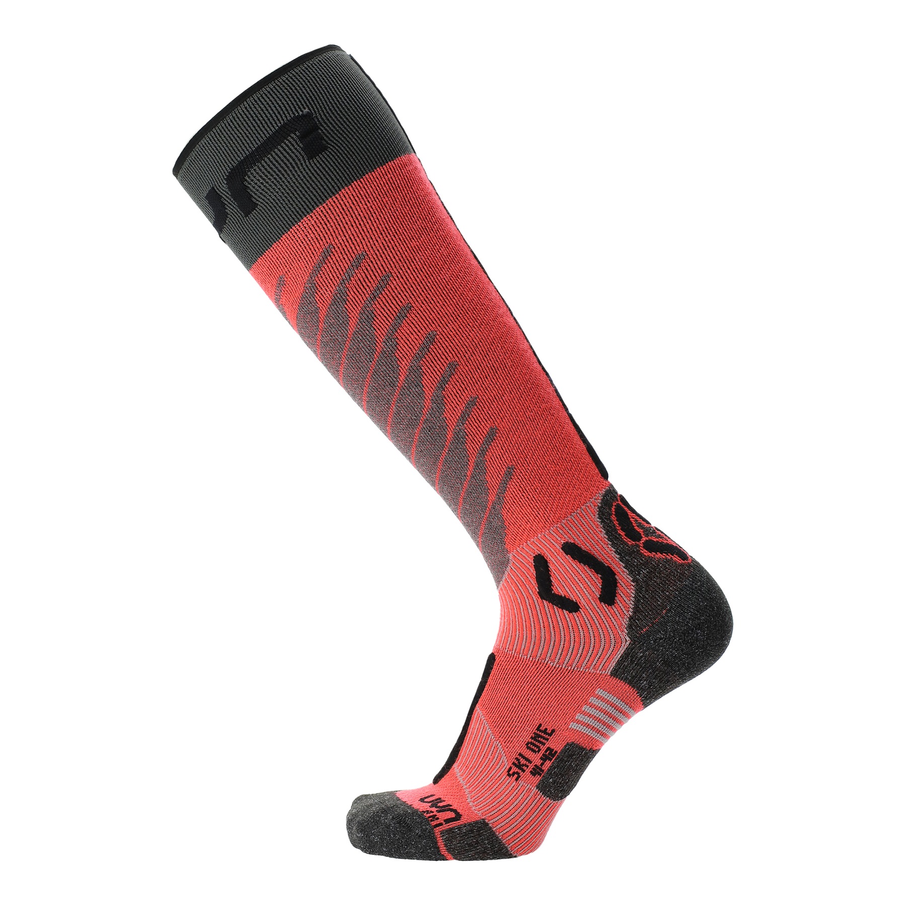 Produktbild von UYN Ski One Merino Socken Damen - Pink/Schwarz