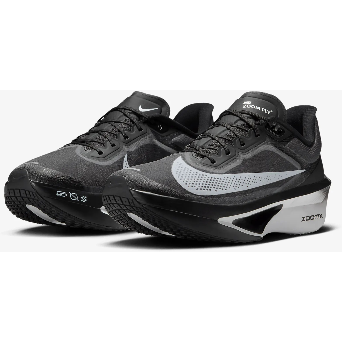 Nike Zoom Fly 6 Running Shoes Men - black/white-light smoke grey FN8454-001