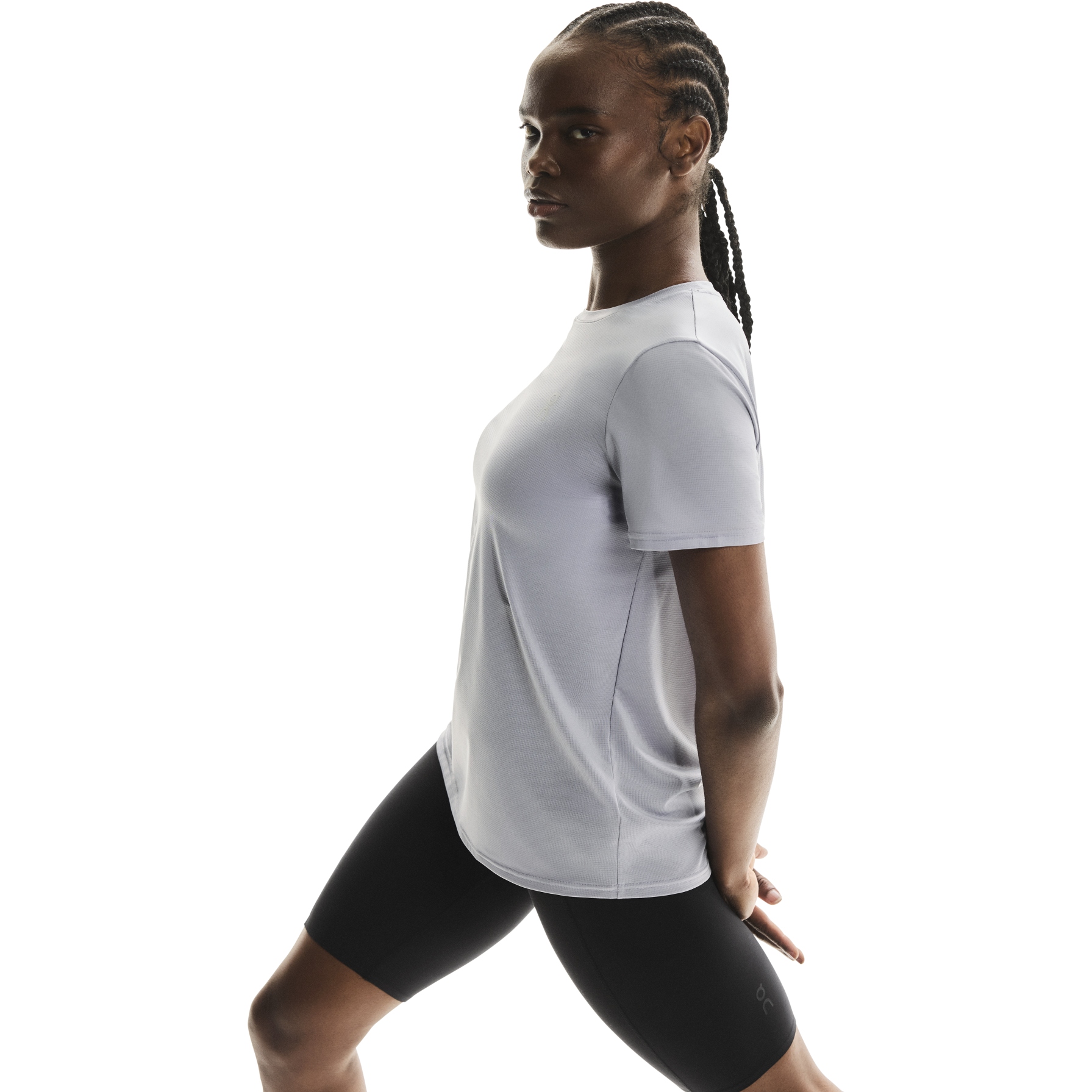 T-shirt De Course Femme Roadrunner - Taille S - Gris, En Tissu Wicken - Occasion En Très Bon état