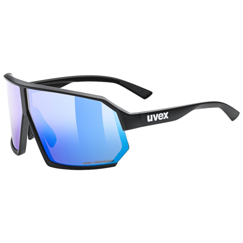 Bild von Uvex sportstyle 237 CV Brille - black matt/mirror blue
