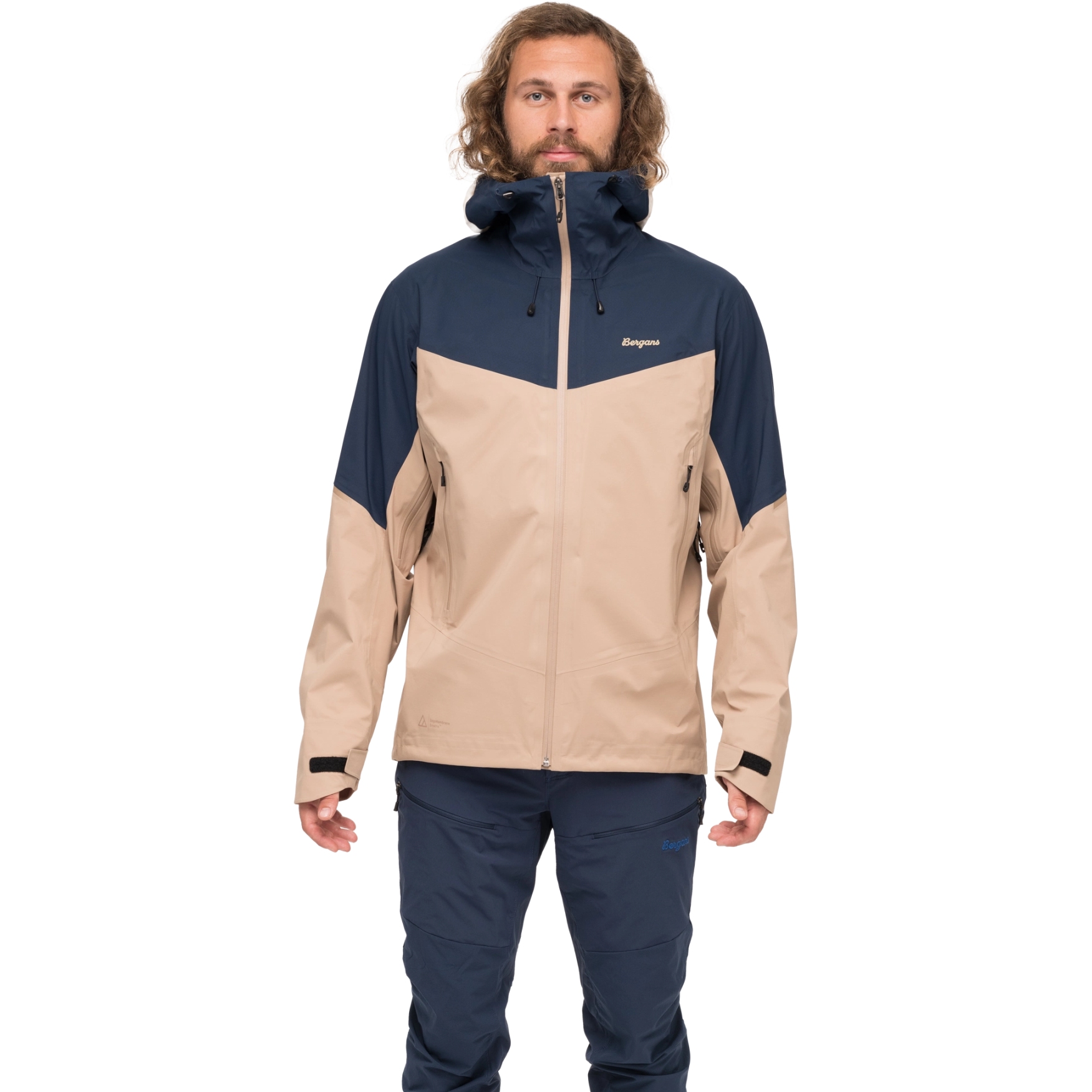 Bild von Bergans Rabot Allround 3L Shell Jacke Herren - warm sand/navy blue
