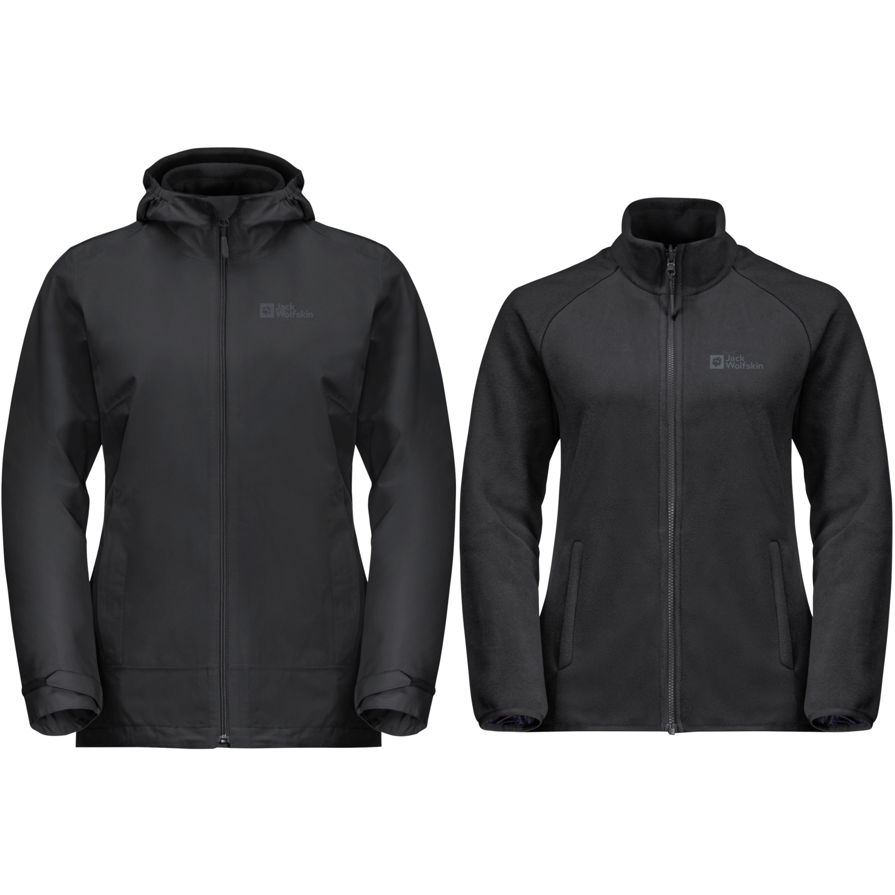 3in1 Jacket Jack Wolfskin Moonrise Damen Jack Wolfskin Moonrise