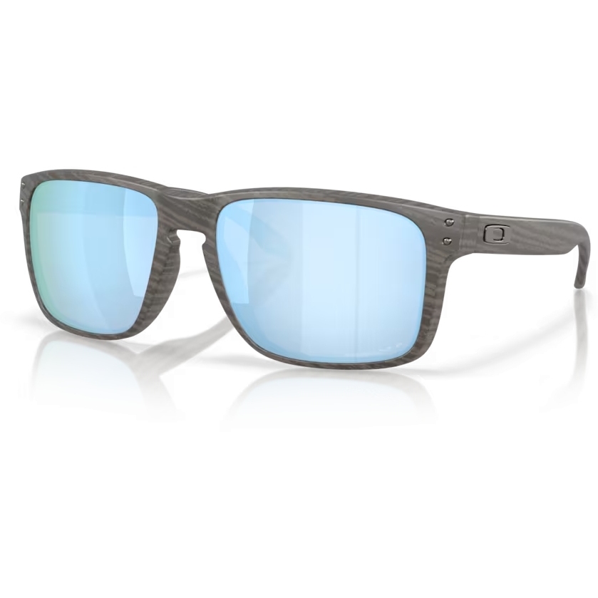 Produktbild von Oakley Holbrook XXL Brille - Woodgrain/Prizm Deep Water Polarized - OO9487-0461