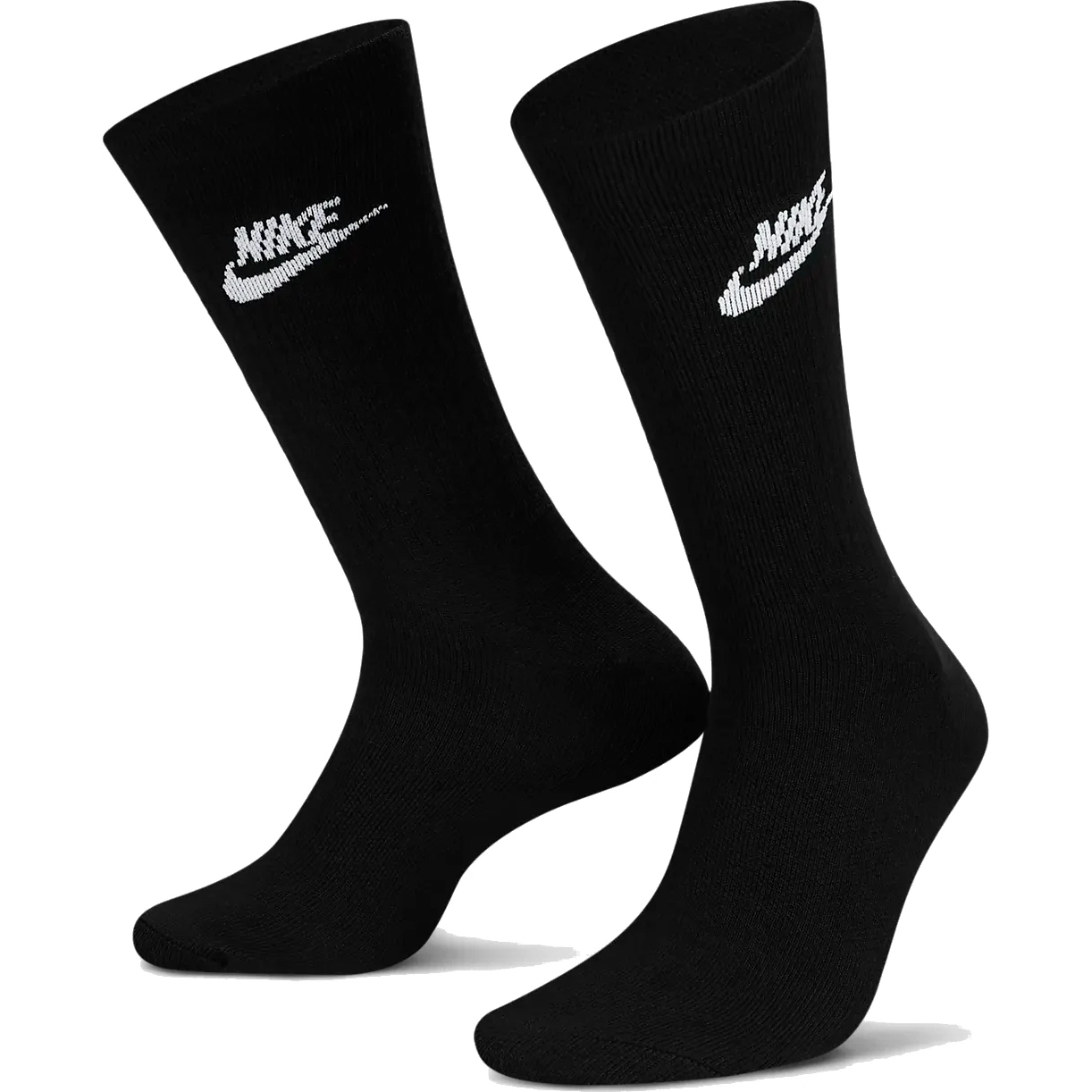 Produktbild von Nike Sportswear Everyday Essential Crew Socken (3 Paar) - schwarz/weiß DX5025-010