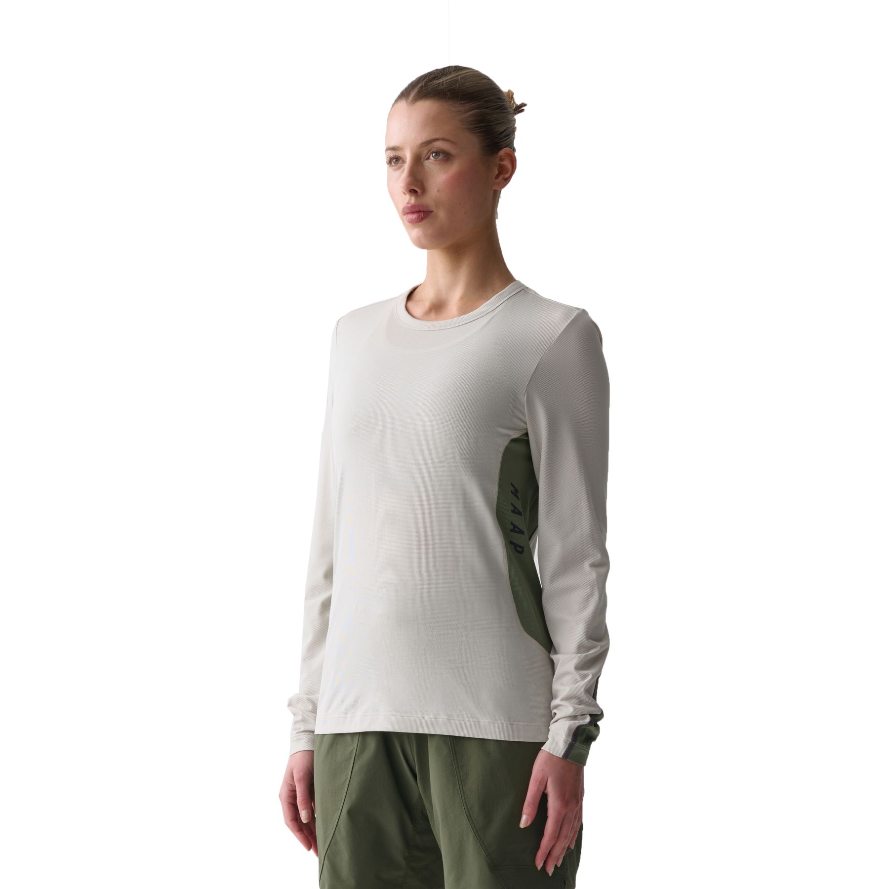 Photo produit de MAAP T-Shirt Manches Longues Femme - Alt Road Tech - fog