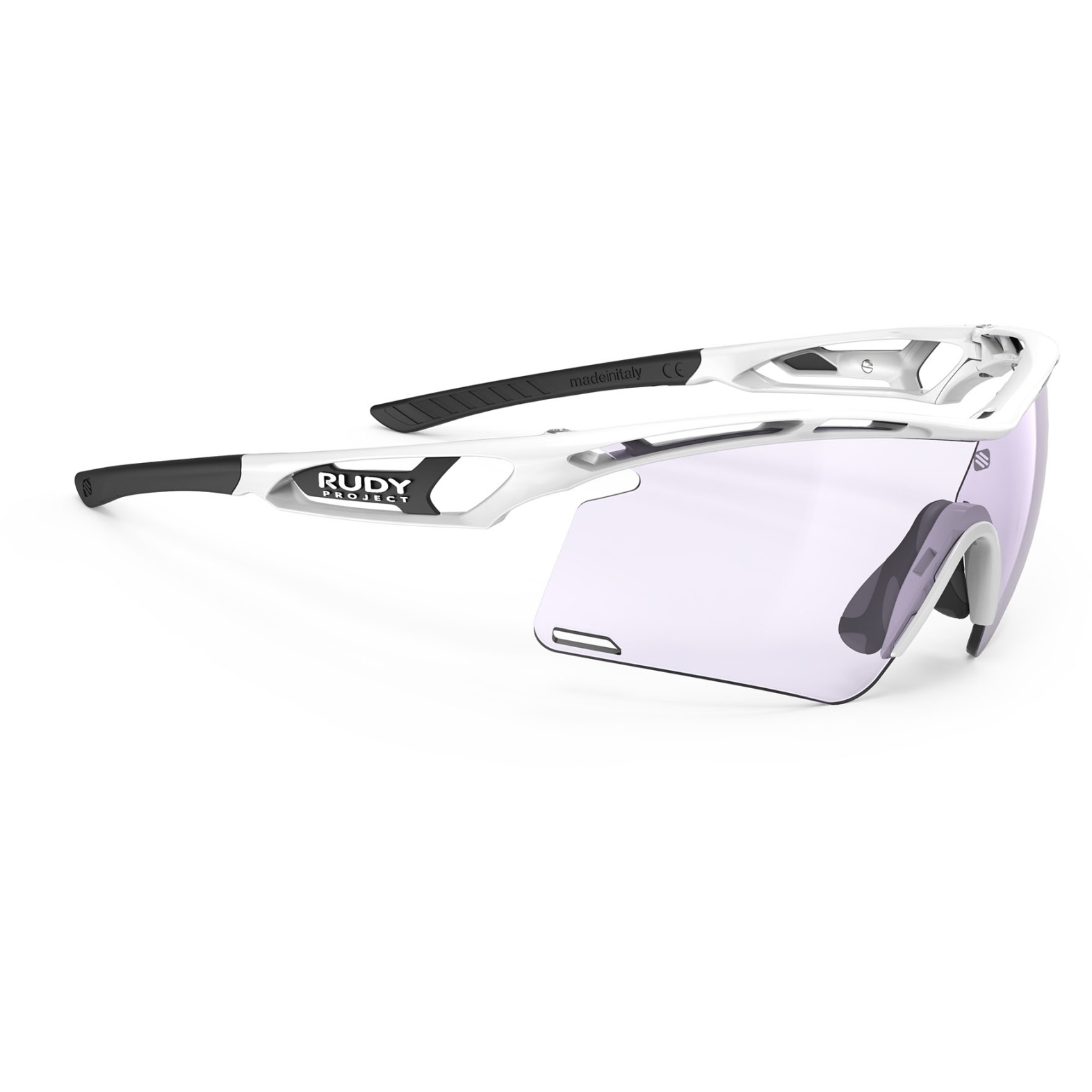 Produktbild von Rudy Project Tralyx+ Brille - White Gloss/ImpactX Photochromic 2 Laser Purple