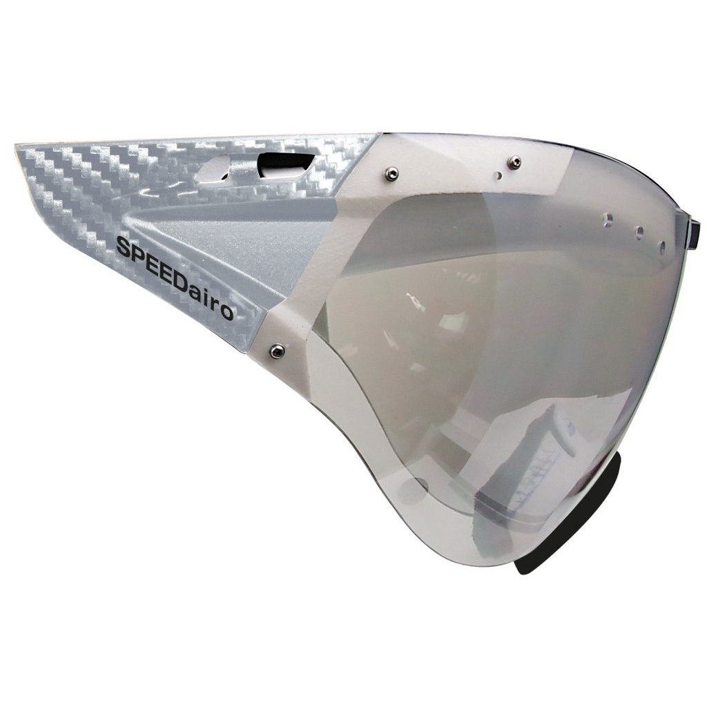 Image of Casco SPEEDmask - Visor for SPEEDairo / Roadster Helmets - clear-silver