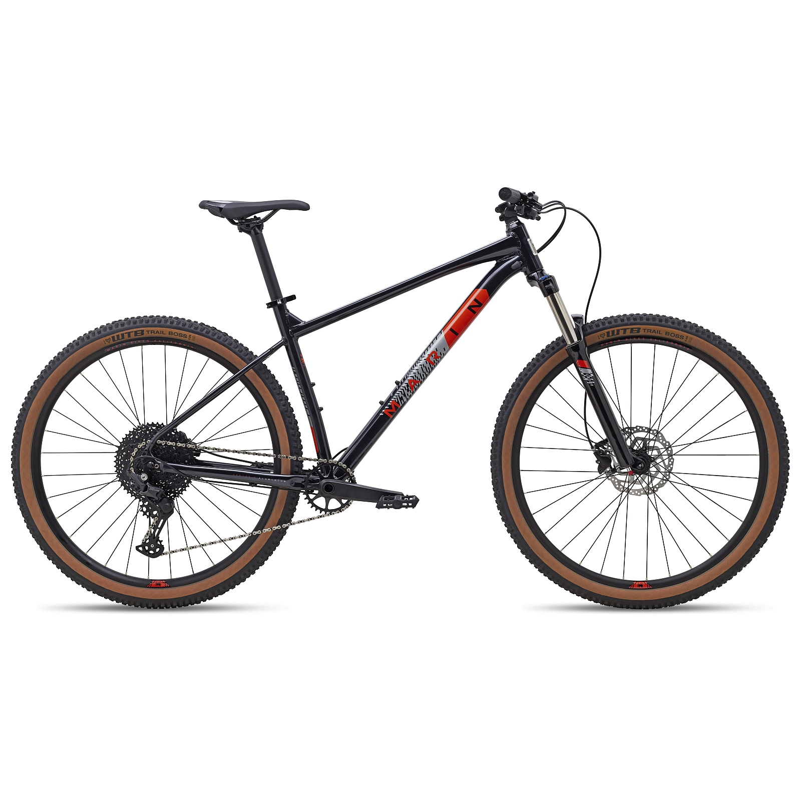 Productfoto van Marin BOBCAT TRAIL 5 - 29&quot; Mountain Bike - 2023 - gloss black/orange/silver