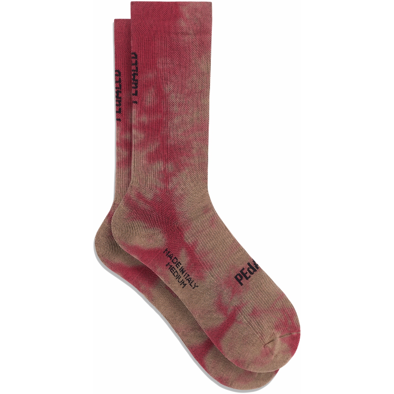 Picture of PEdALED E. Tie Dye Socks - Brick Red