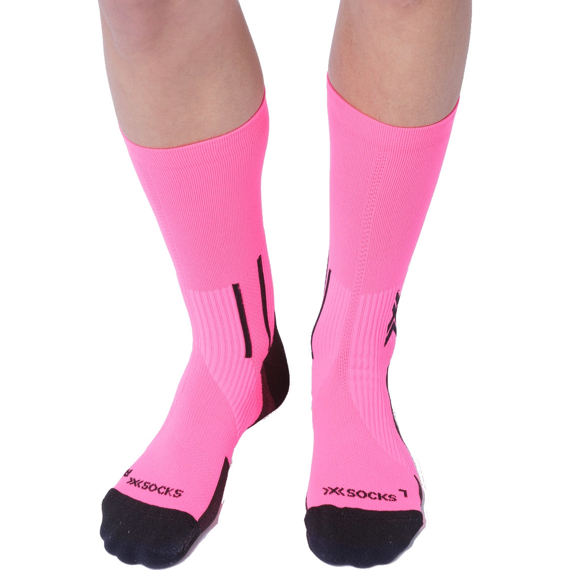 Photo produit de X-Socks Chaussettes - Run Perform Crew - fluo pink/x black