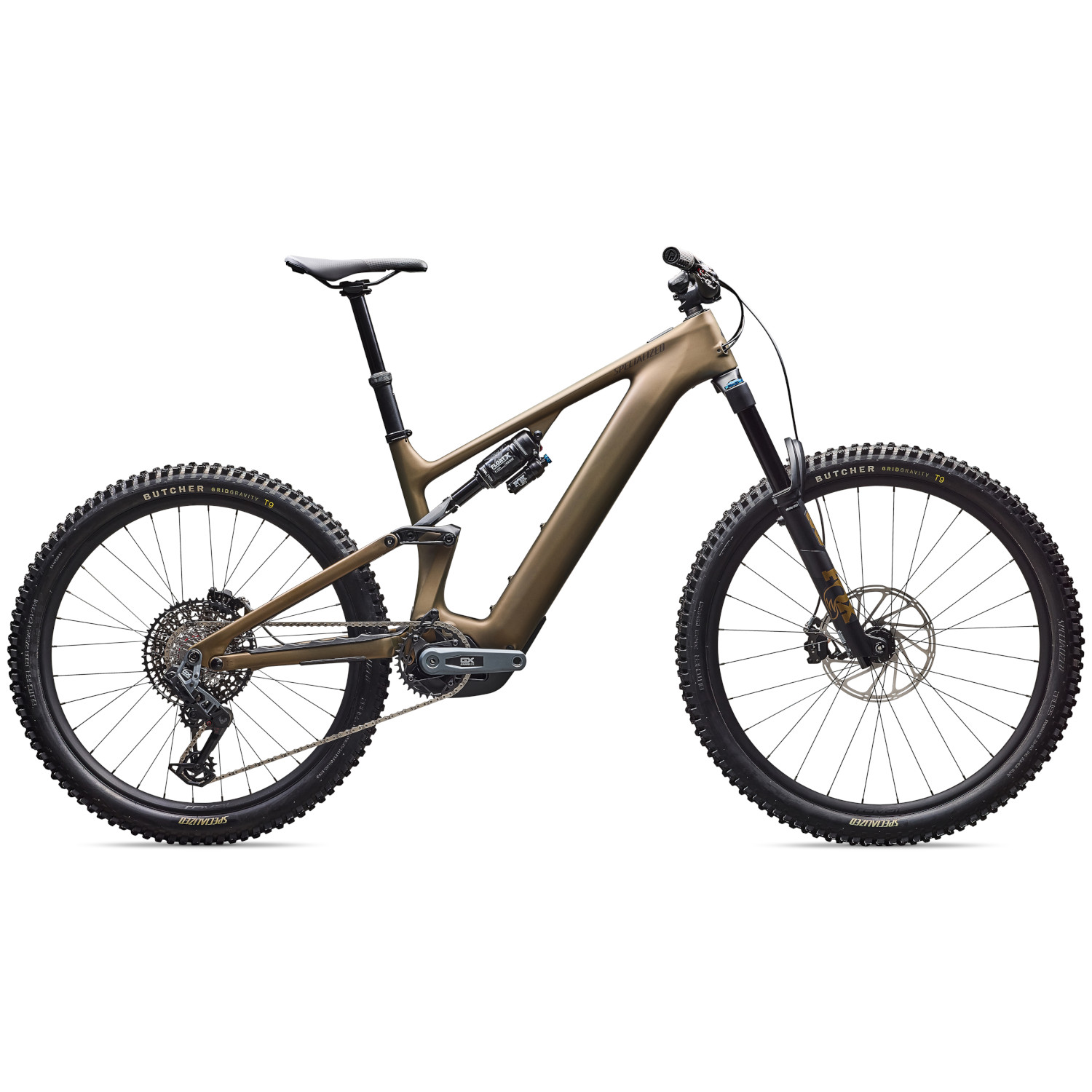 Specialized TURBO LEVO 4 EXPERT - Электрический карбоновый горный велосипед - 2026 - матовый золотистый металлик / doppio