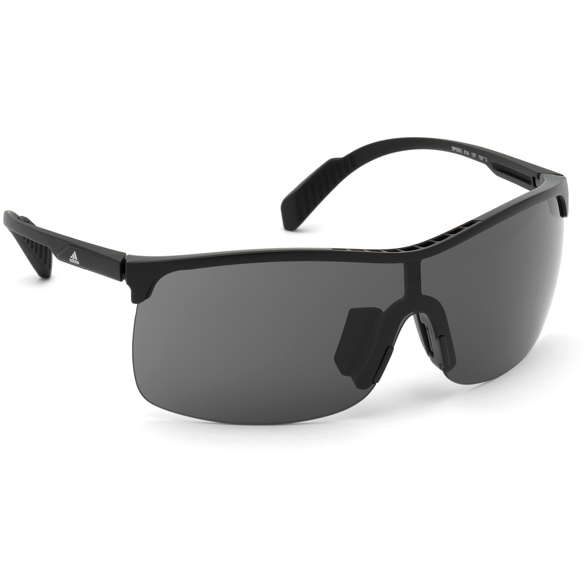 Picture of adidas Sp0003 Injected Sports Sunglasses - Shiny Black / Contrast Grey
