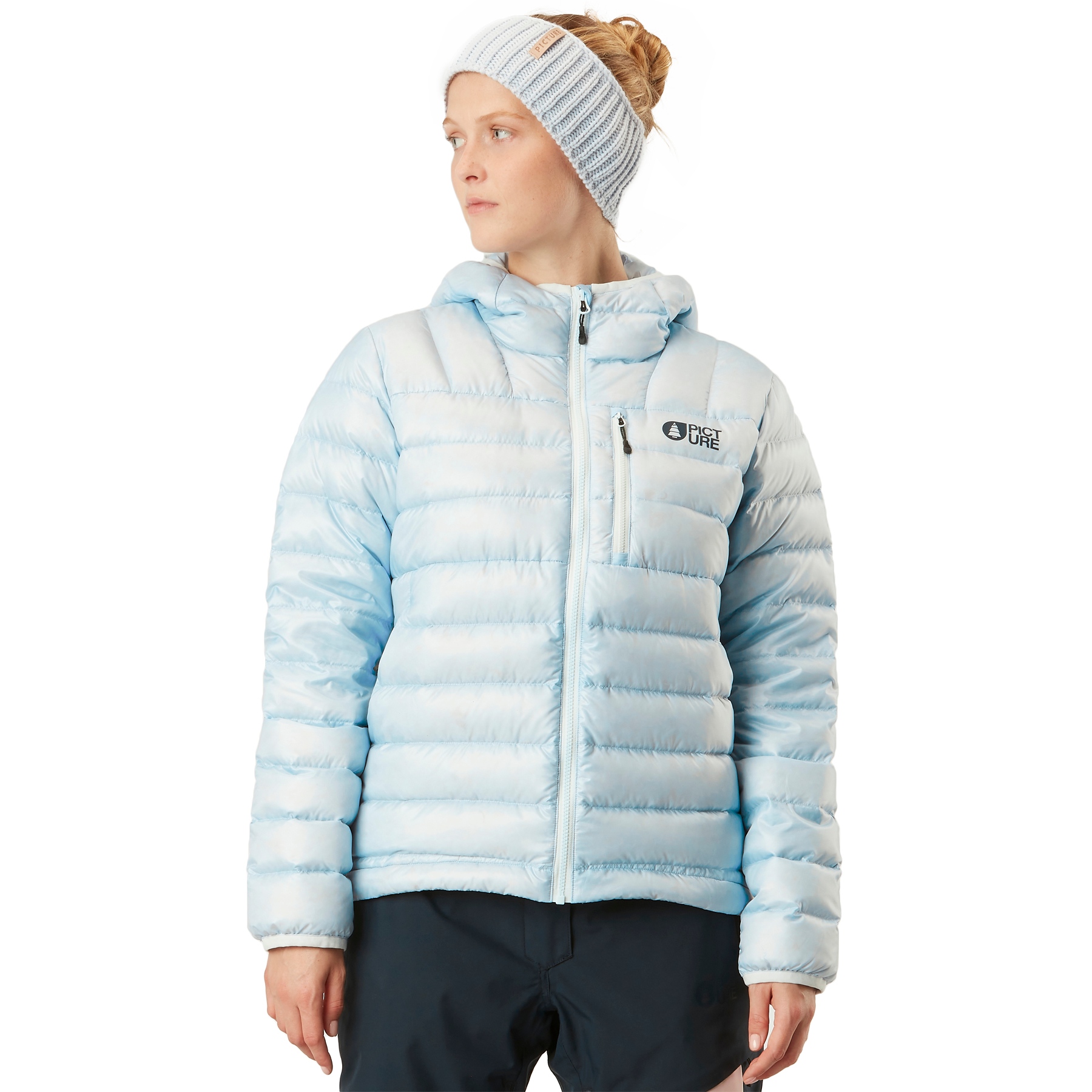 Picture of Picture Mid Puff Women Down Jacket - Ice Melt