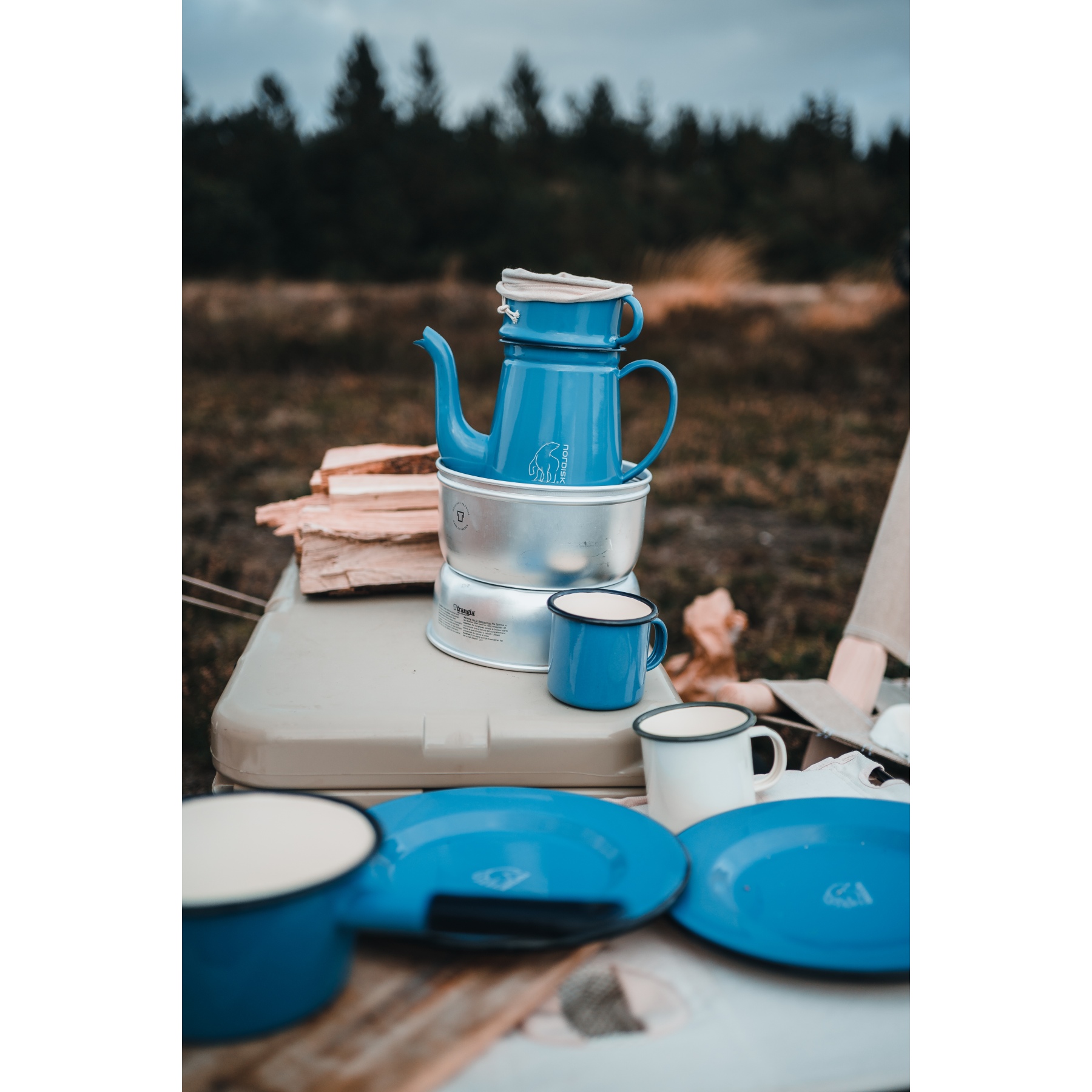 Nordisk Madam Blå Coffee Pot 1.5L - Sky Blue | BIKE24