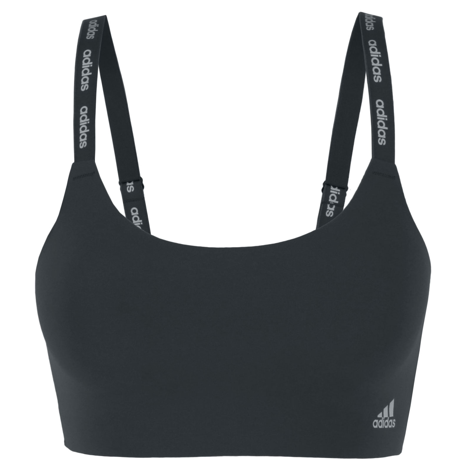 Productfoto van adidas Sports Underwear Micro Cut Free Scoop Lounge BH Dames - 006-zwart