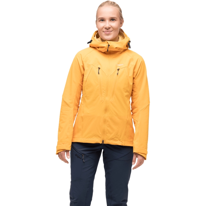Produktbild von Bergans Tind Softshell Jacke Damen - marigold yellow