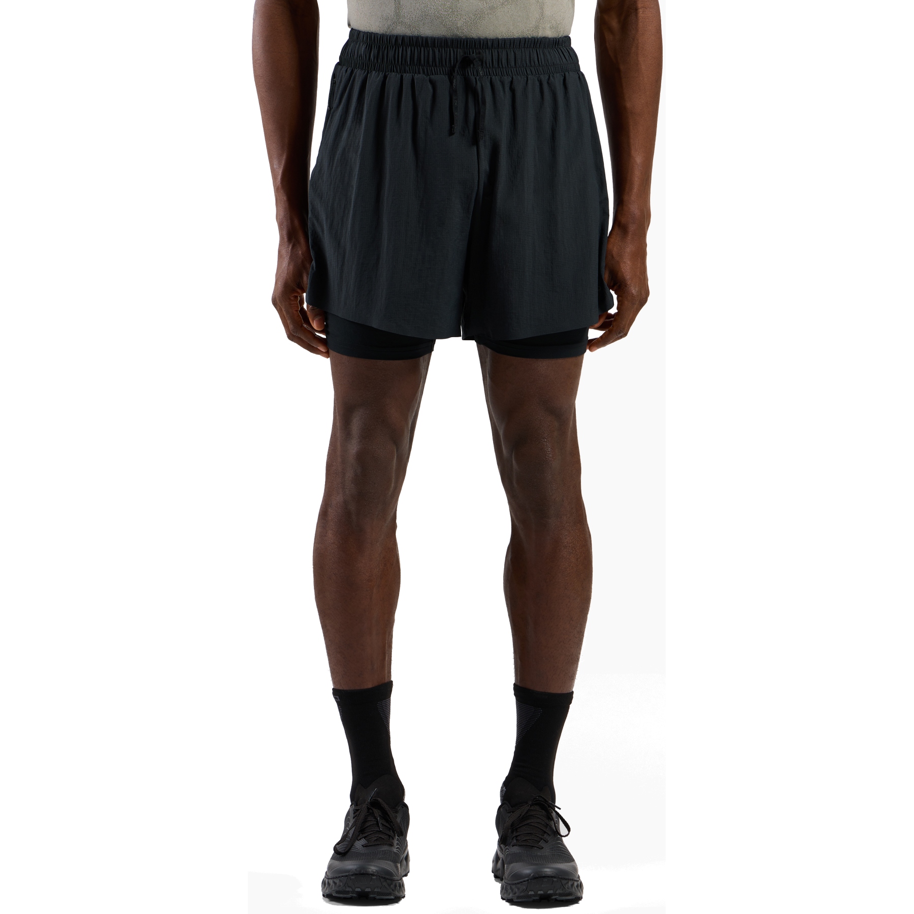 Immagine prodotto da Odlo Shorts da rRunning 5″ 2 in 1 Uomo - Zeroweight 2.0 - nero