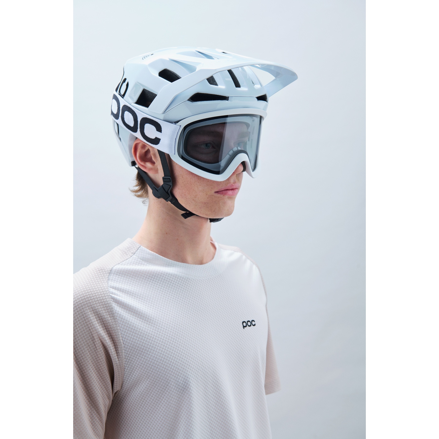 POC Ora Goggle - Hydrogen White - Clarity Universal/Cloudy Grey 