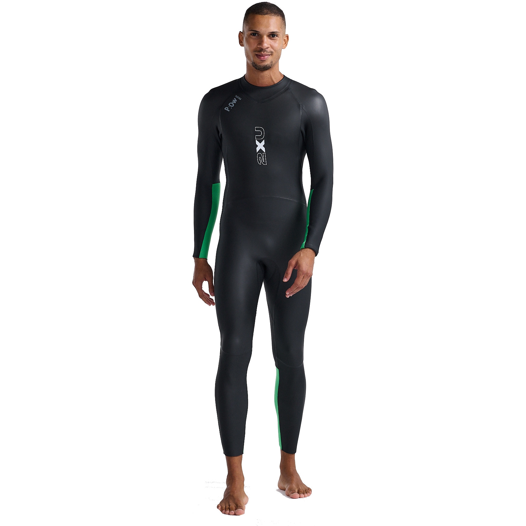 Productfoto van 2XU Propel Open Water Wetsuit Heren - black/bright green