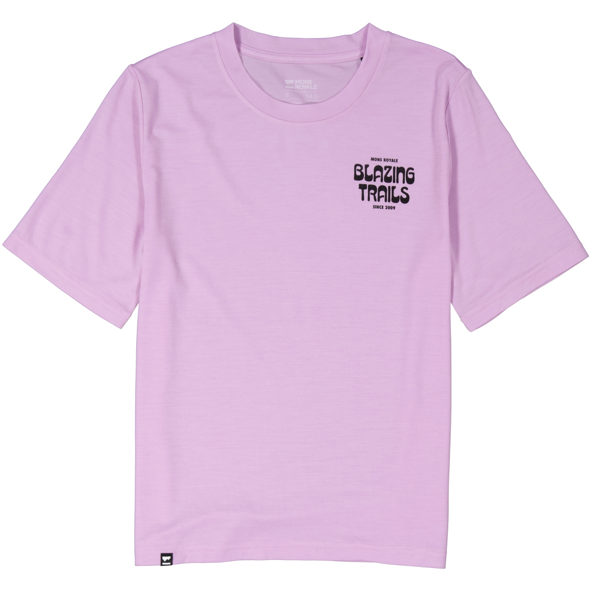 Picture of Mons Royale Icon Merino Air-Con Relaxed Tee Women - orchid