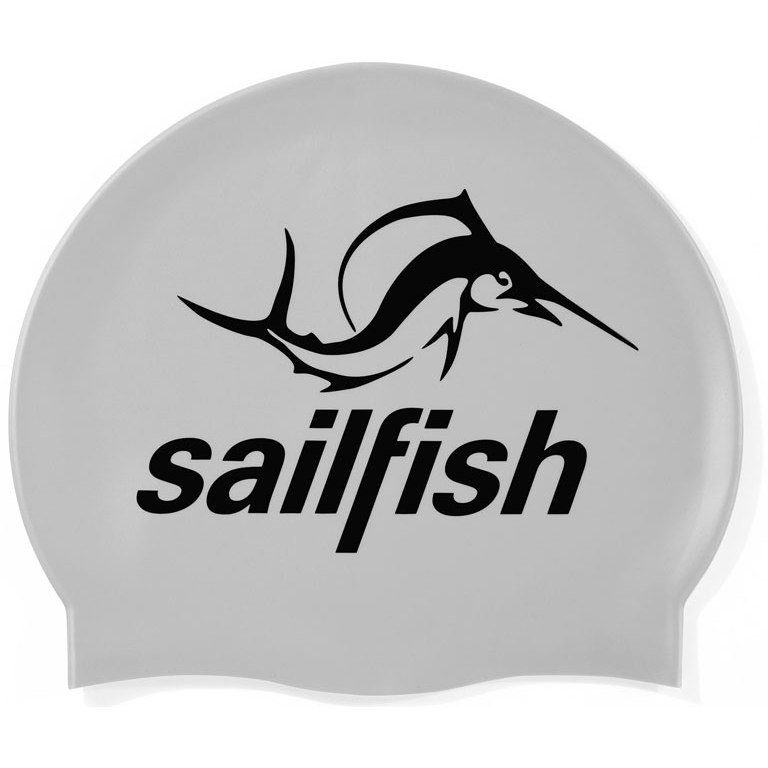 Bild von sailfish Silikon Schwimmkappe - silber