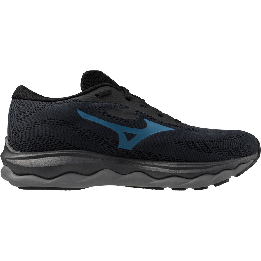 まぐろてゃん Mizuno Wave Serene GTX Running Shoes Men - Ebony/Crystal
