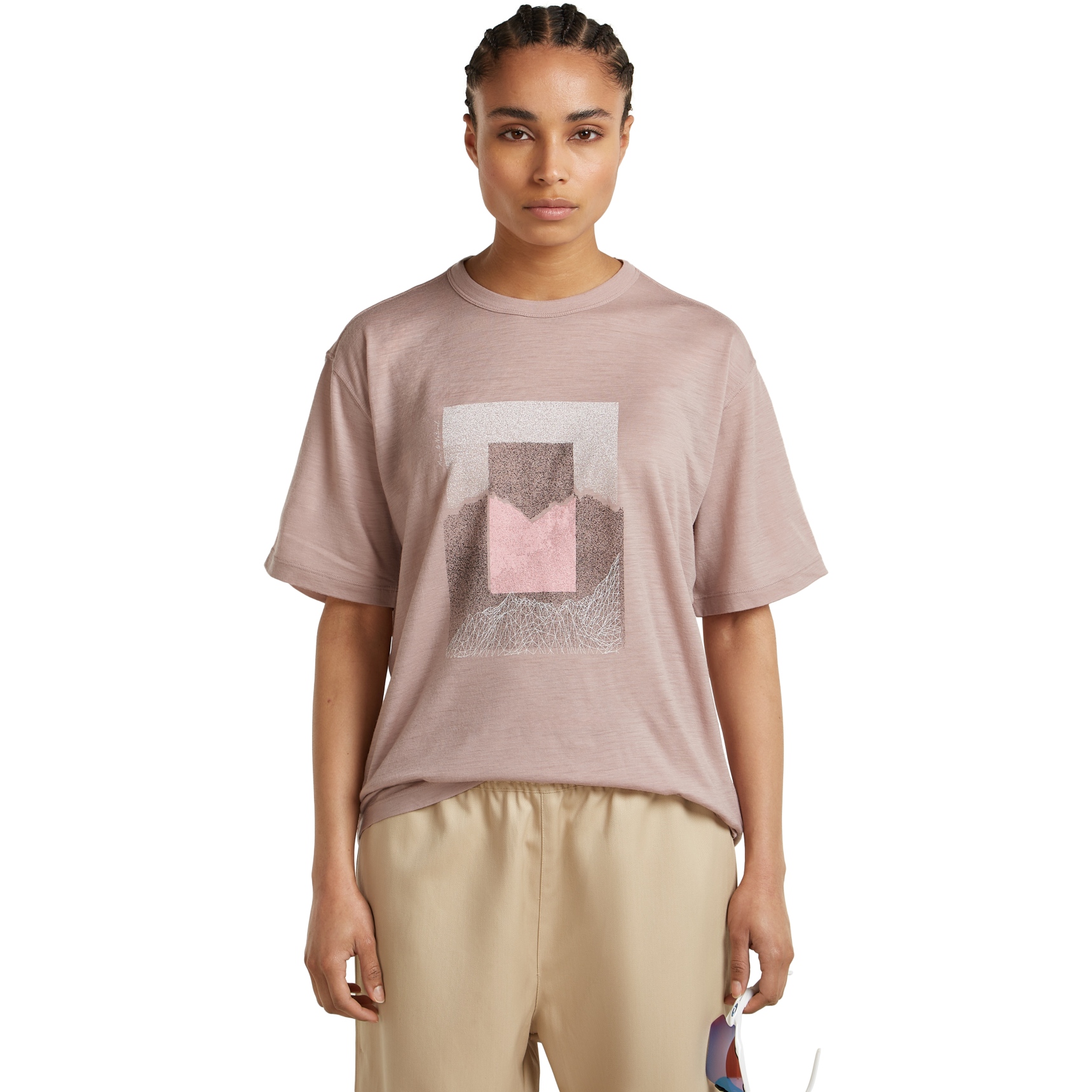 Icebreaker Merino 150 Tech Lite Relaxed T-Shirt Mountain Shift