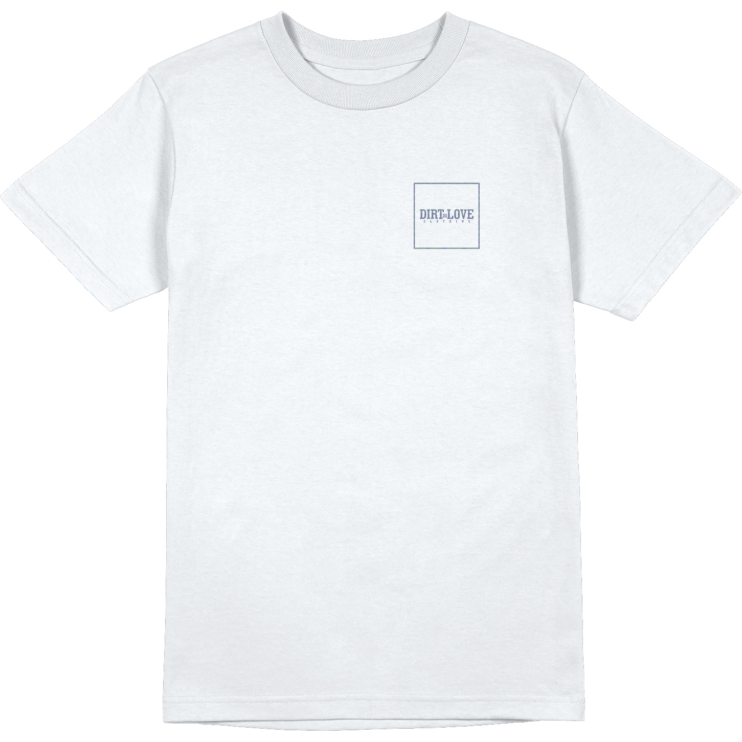 Productfoto van Dirt Love Spotty Box Logo Tee T-Shirt - white