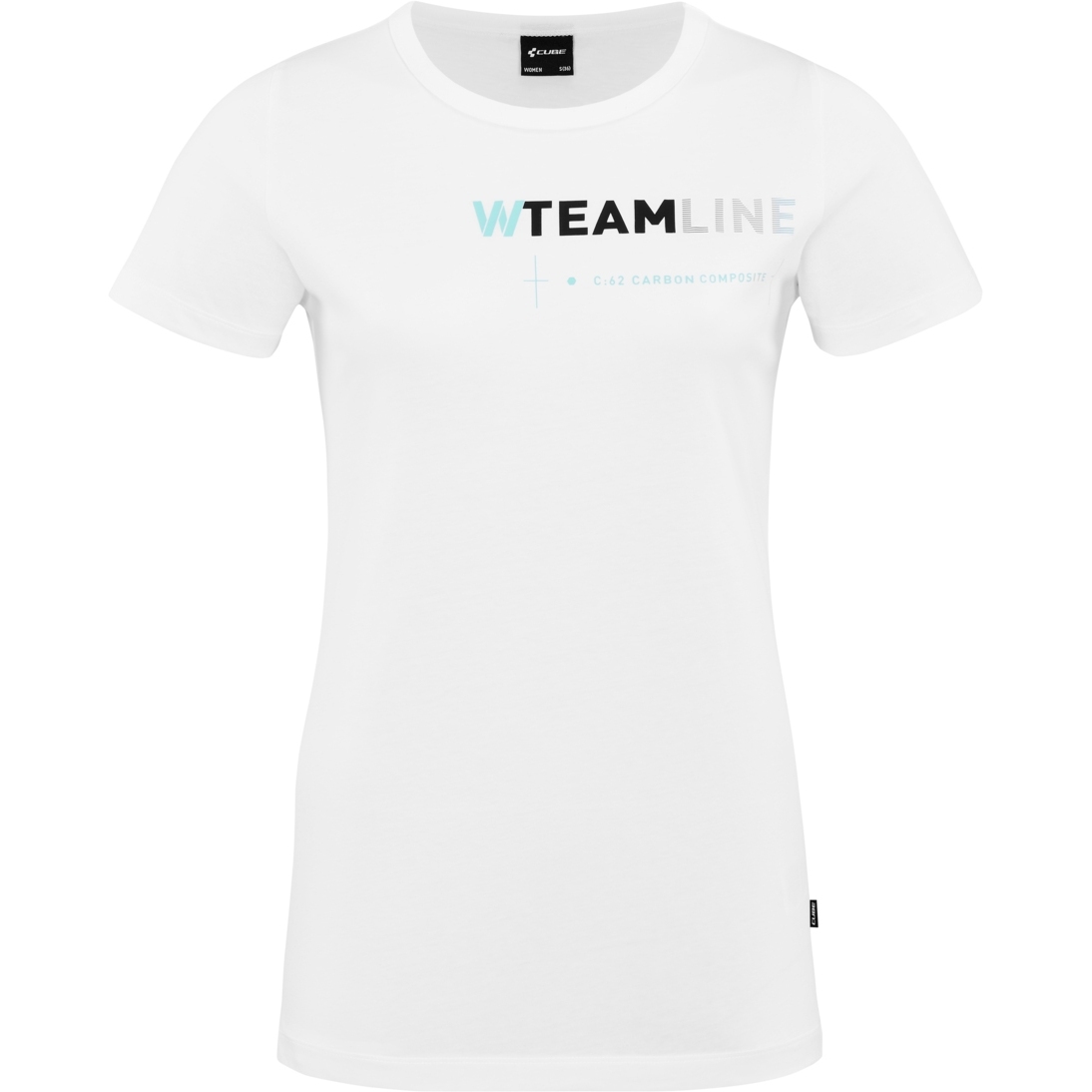 Produktbild von CUBE TEAMLINE Damen Organic T-Shirt - weiß