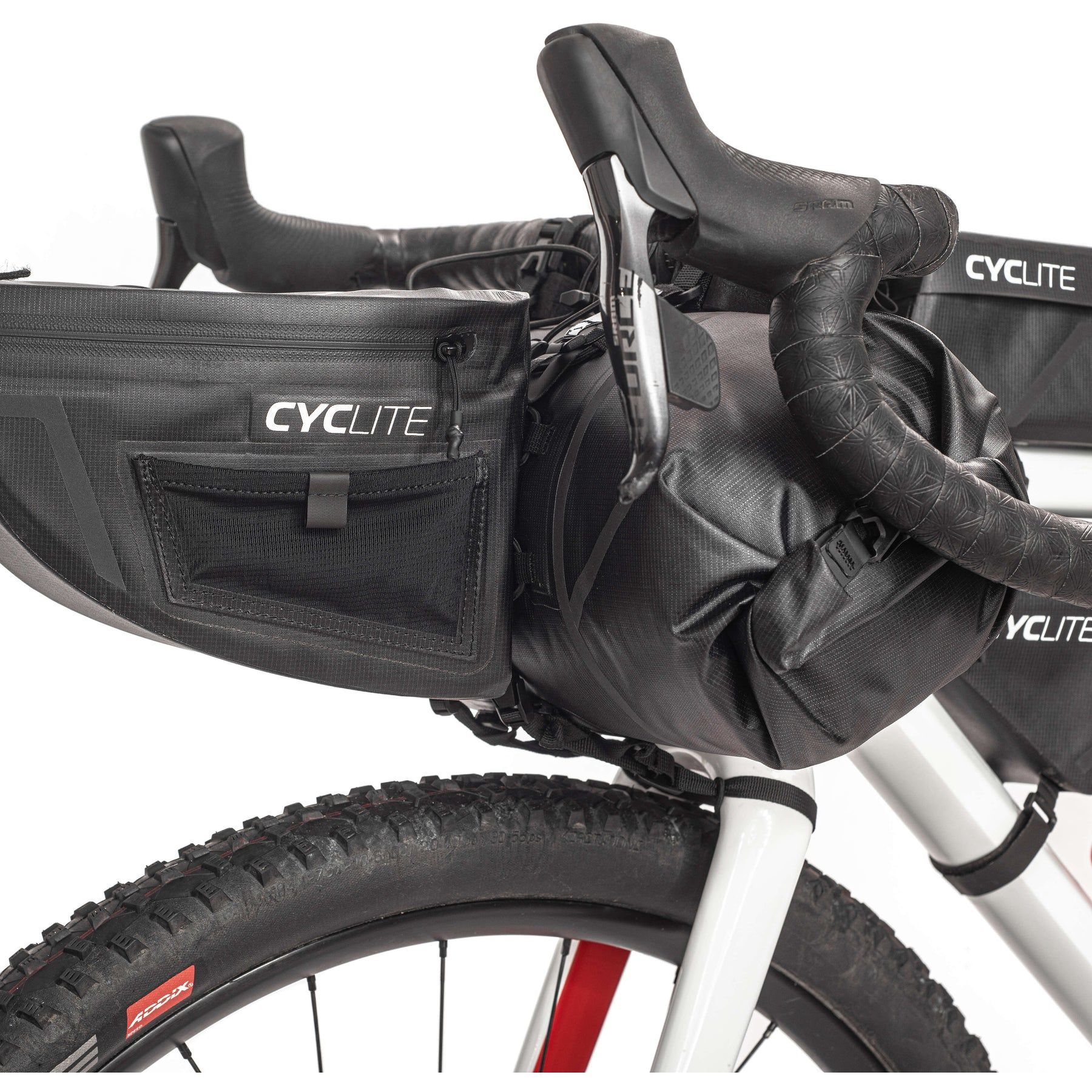 Sacoche De Guidon Vélo - Grande Capacité 2L Avec Bandoulière - Installation Facile Pour Vélo Route Et VTT (Noir)