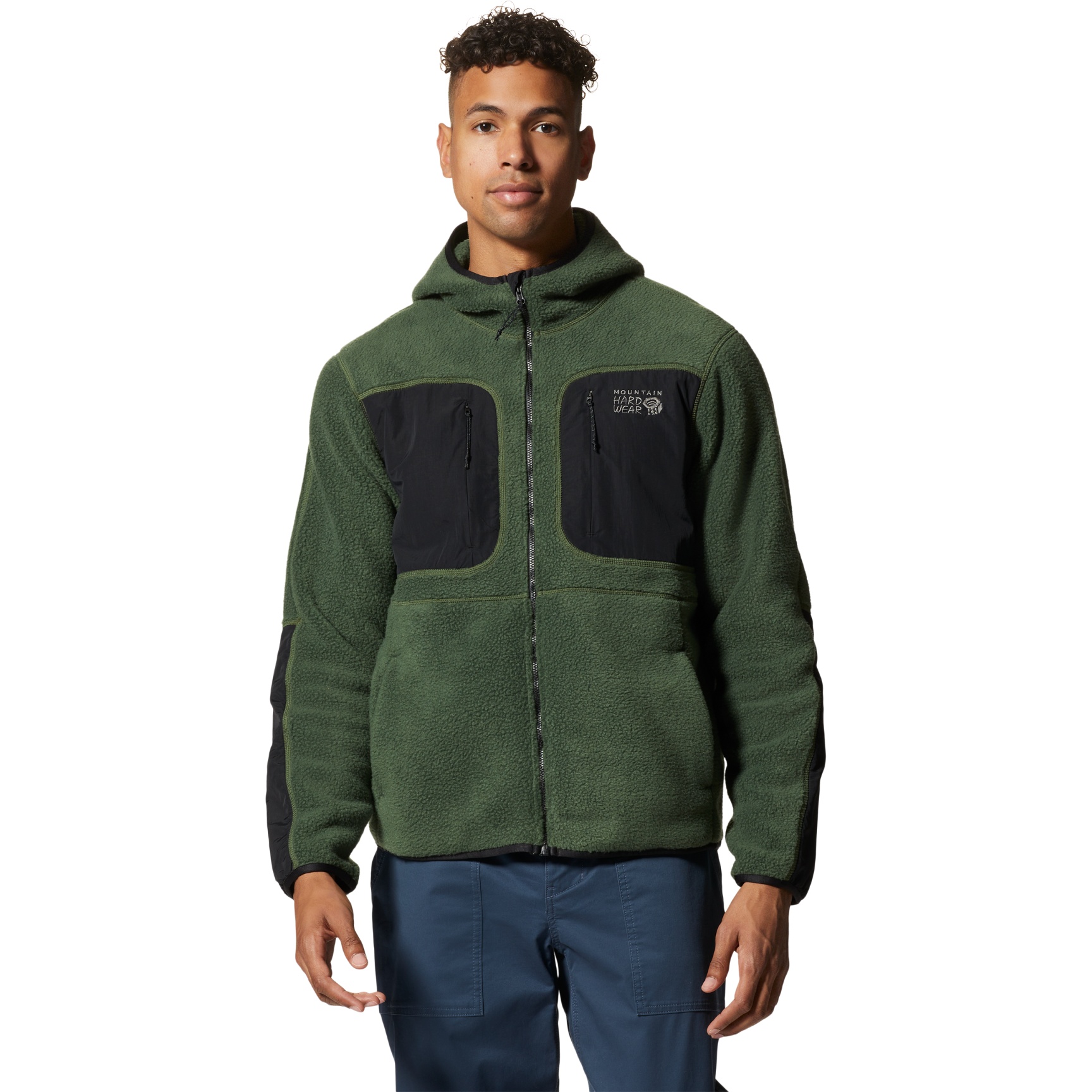 Mountain Hardwear HiCamp™ Fleece Hoody Jacket - surplus green | BIKE24