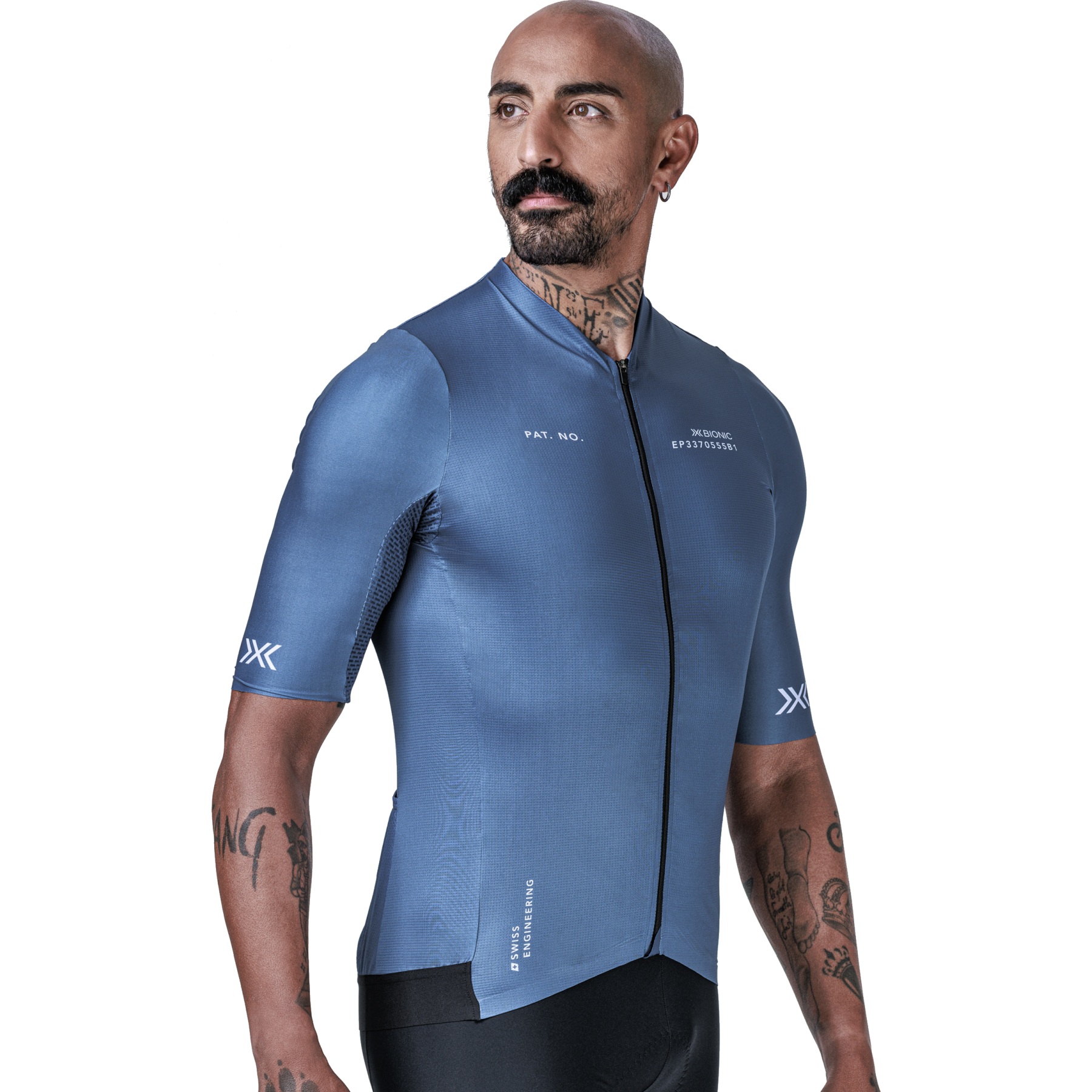 Productfoto van X-Bionic Corefusion Aero Fietsshirt Heren - mineral blue