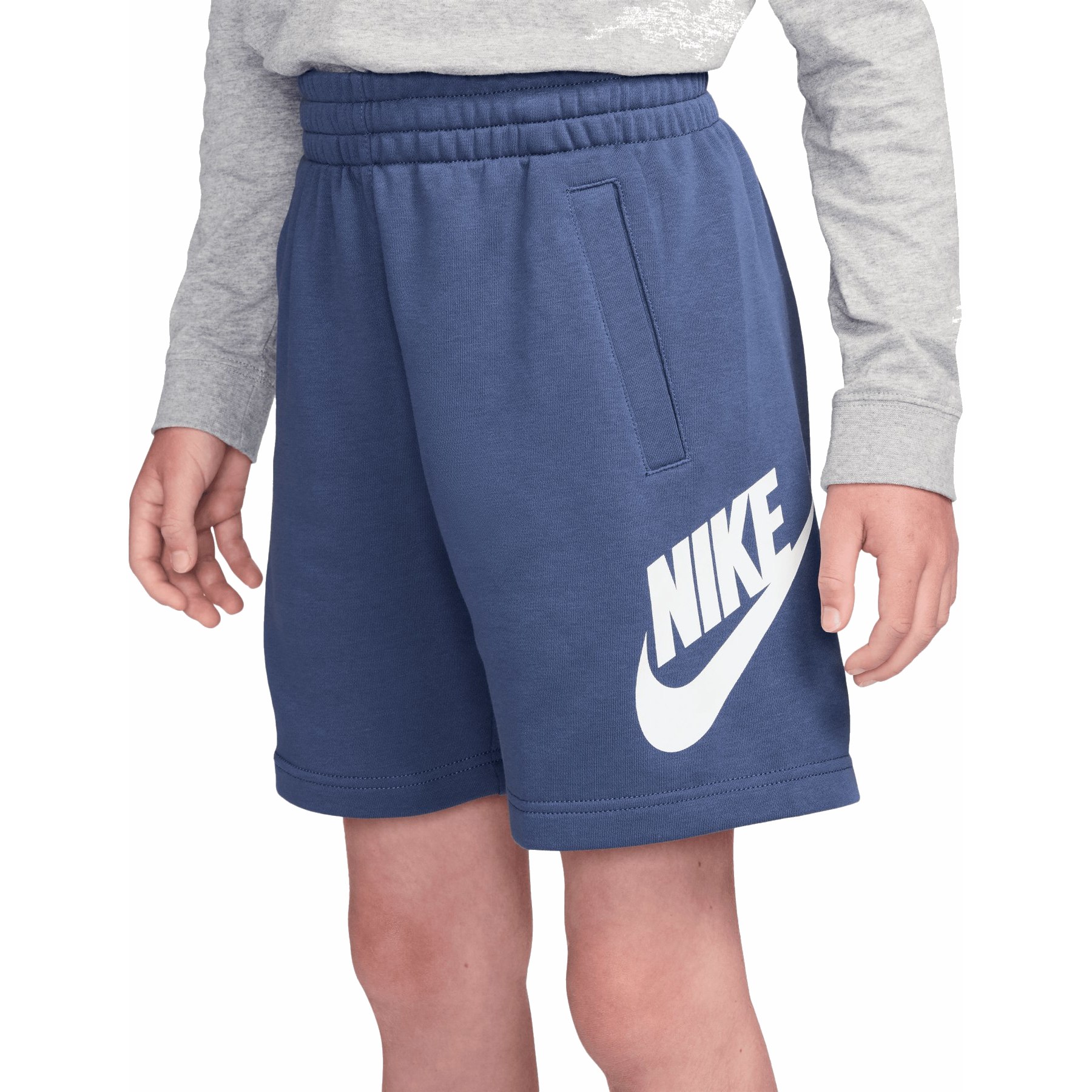 Nike Sportswear Club French-Terry-Shorts Kids - mystic navy/white 