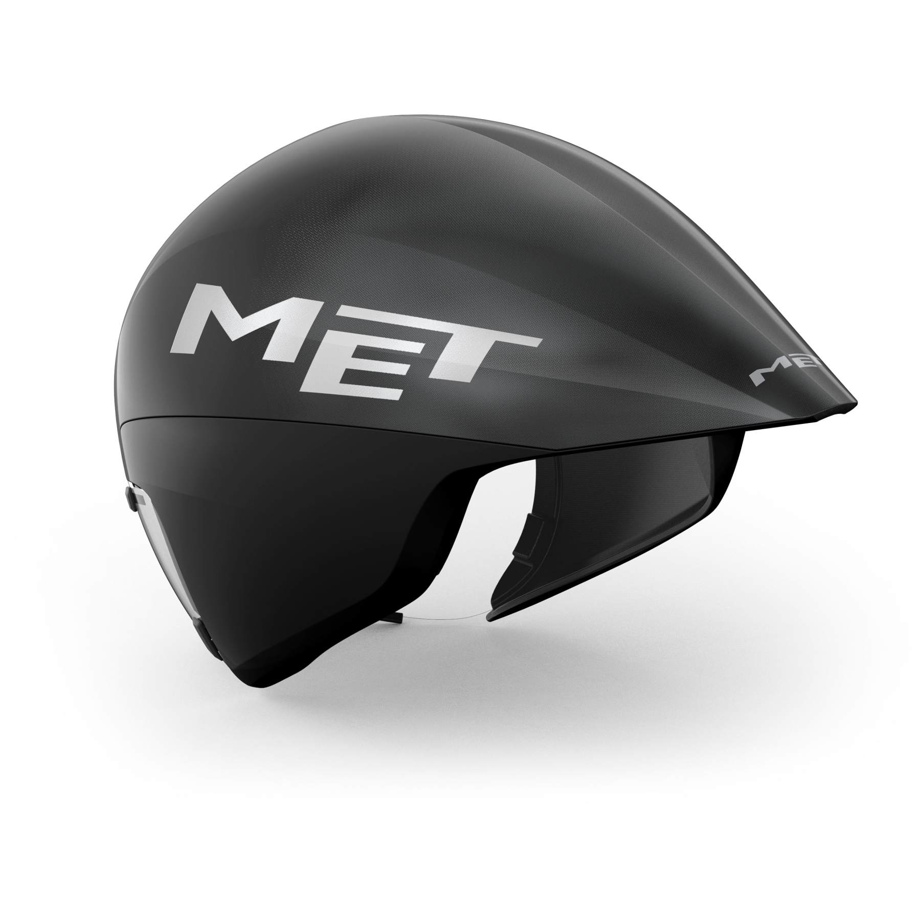 MET Drone Wide Body II Aero Helmet - Black Metallic/Glossy | BIKE24
