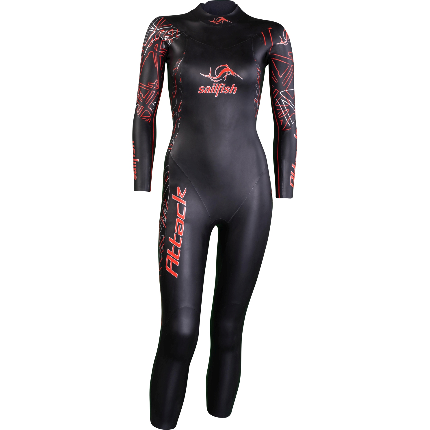 Picture of sailfish Womens Wetsuit Attack 7 - black