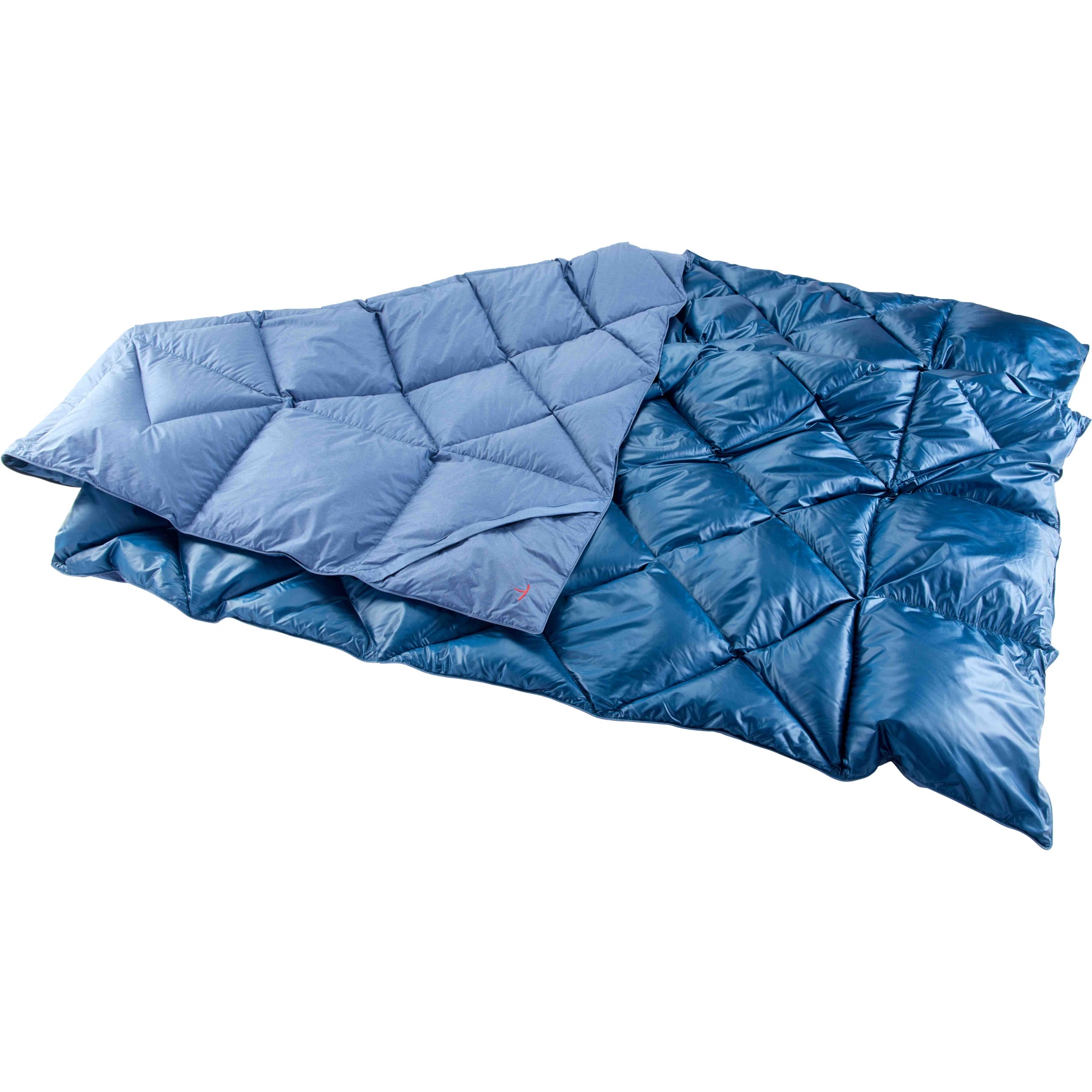 Picture of Y by Nordisk Kiby Packable Down Travel Blanket - arctic night
