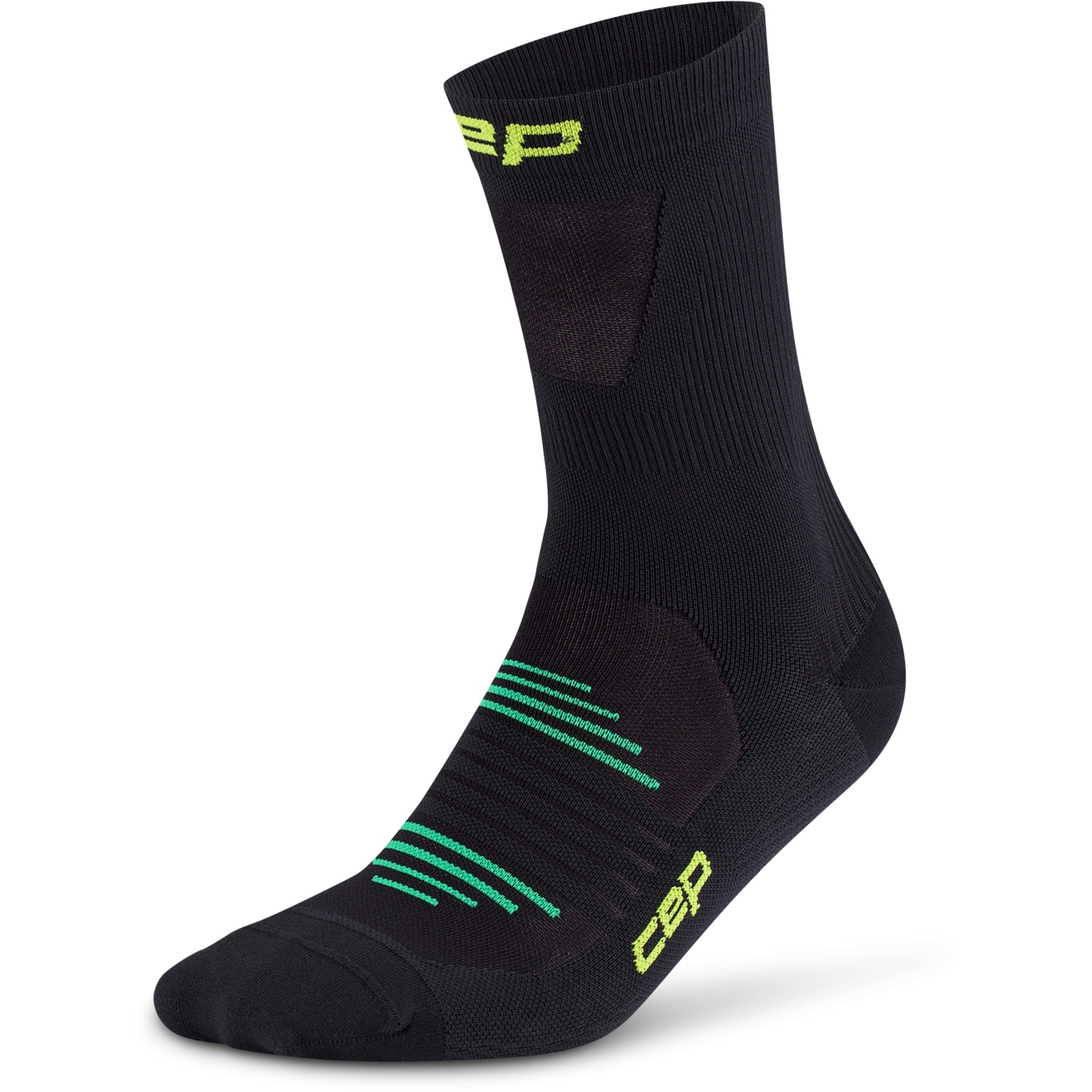 CEP Pro Run Ultralight Mid Cut Compression Socks Men black BIKE24 - Main Image