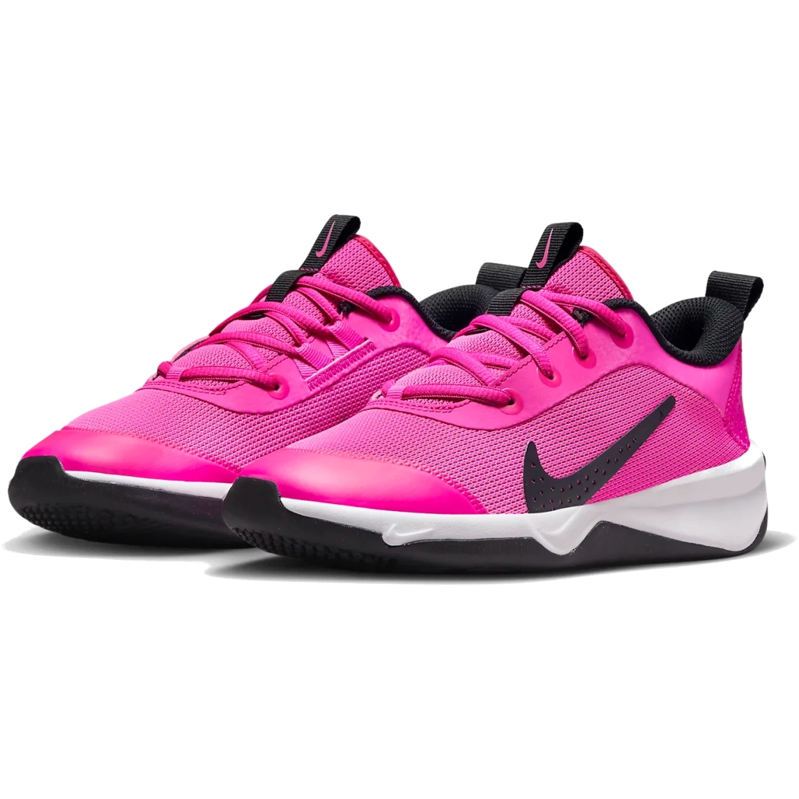 Nike Omni Multi-Court Indoorschoenen Kinderen - laser fuchsia/black-white  DM9027-602