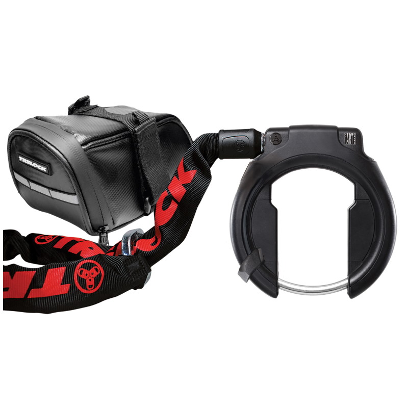 Picture of Trelock RS 453 AZ Protect-O-Connect Frame Lock/ZR 355 Plug-In Chain/Saddlebag Set