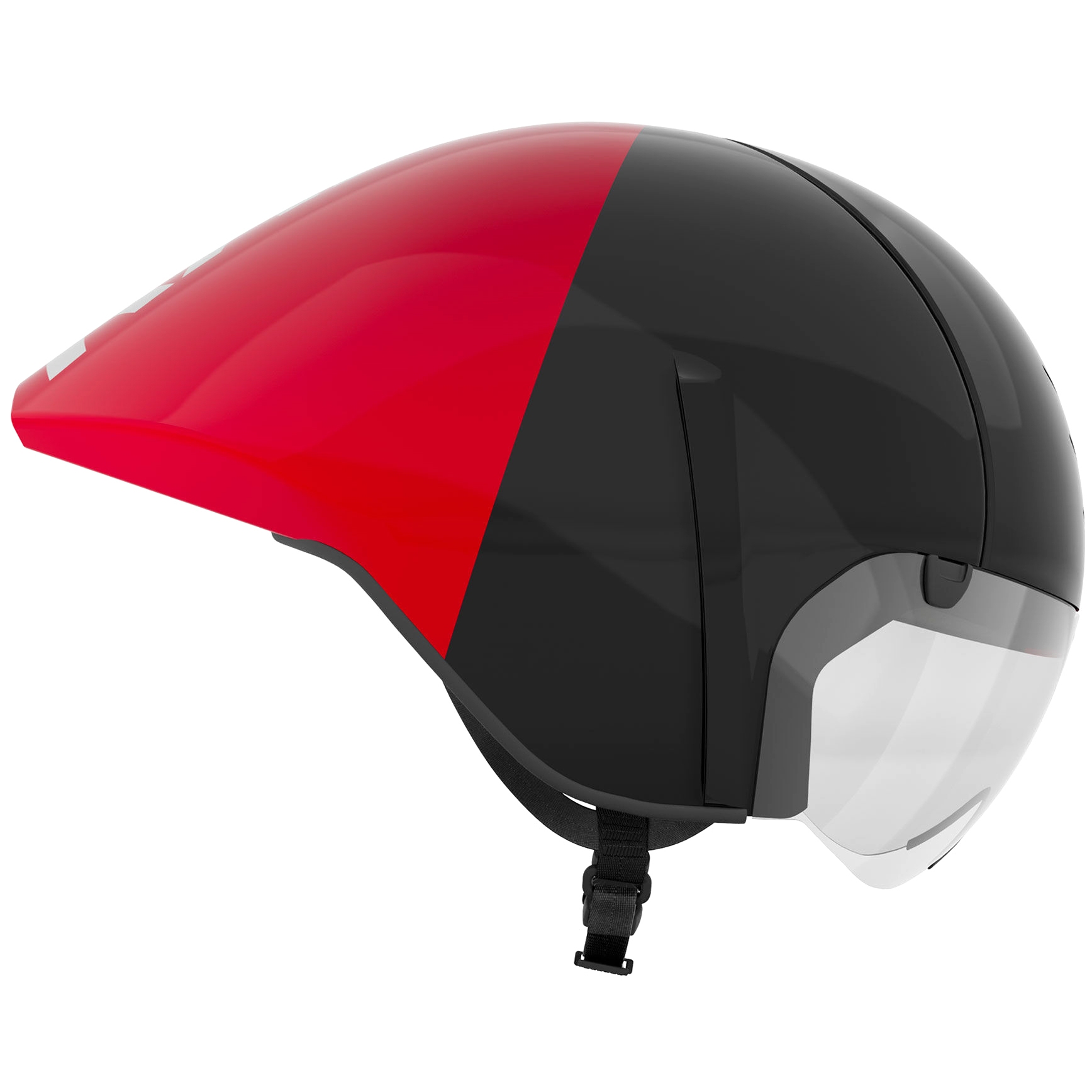 KASK Mistral LW Triathlon and Track Cycling Helmet - Black/Red 