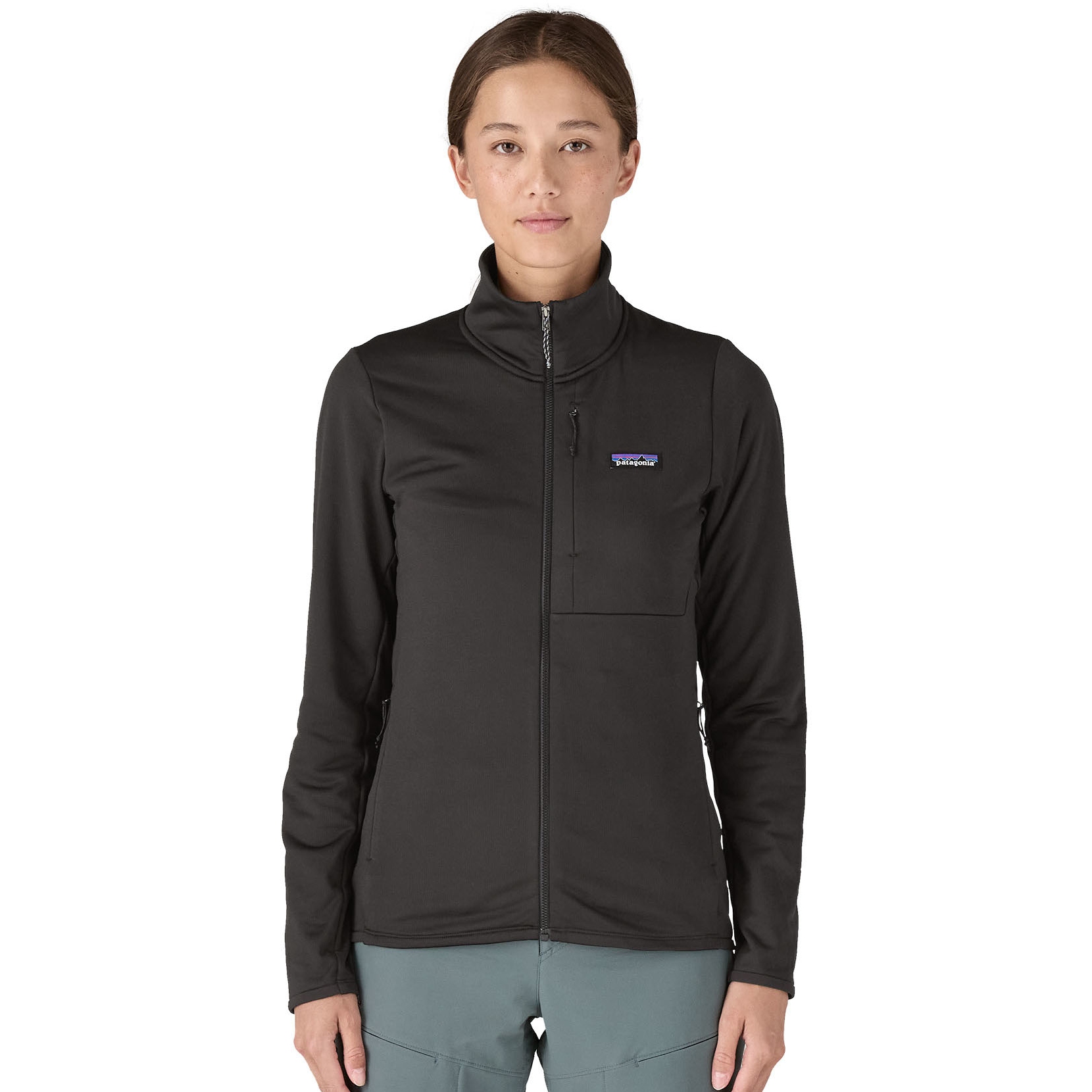 Produktbild von Patagonia R1 Thermal Fleecejacke Damen - Schwarz