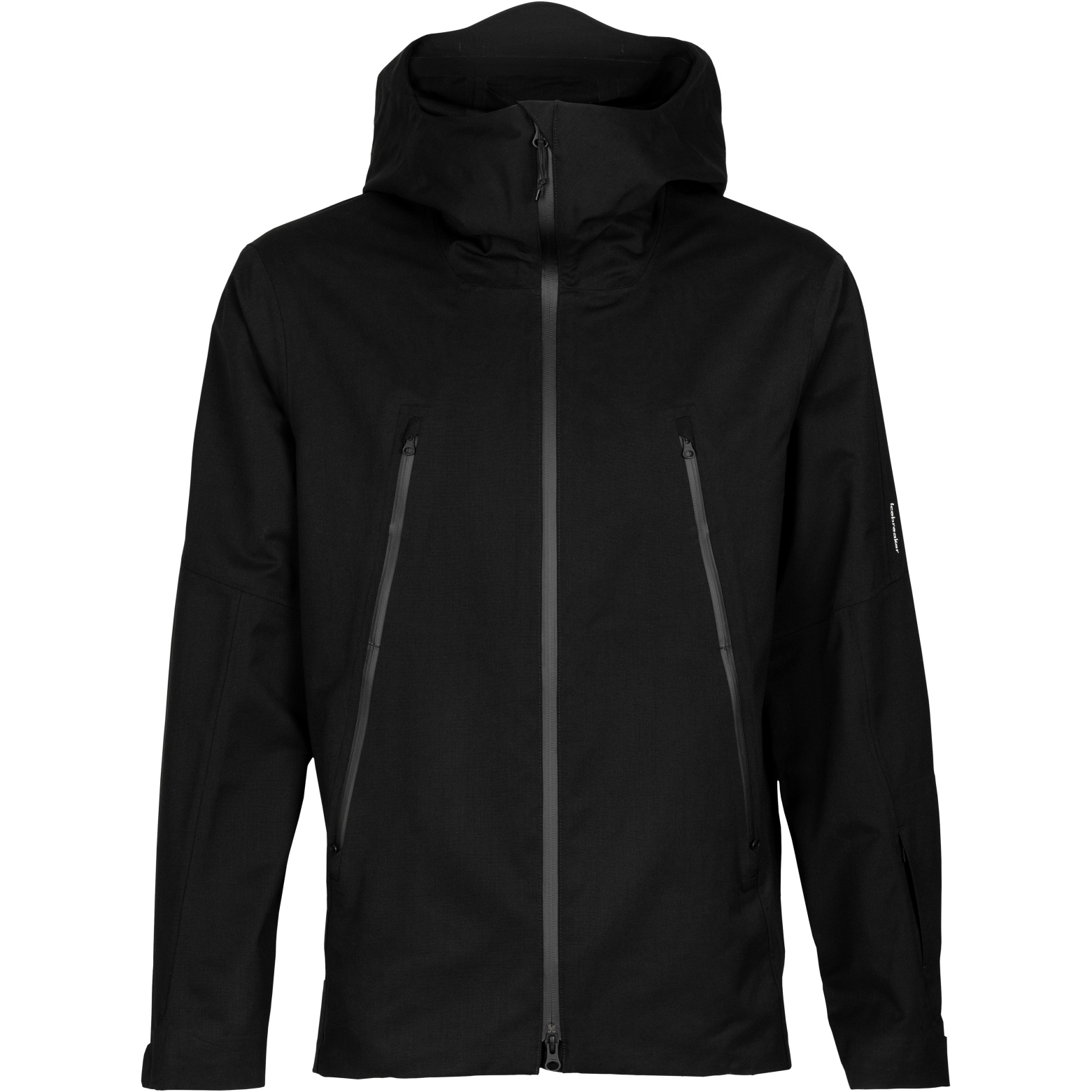 Icebreaker Men's Shell+™ Hooded Jacket - Black | BIKE24