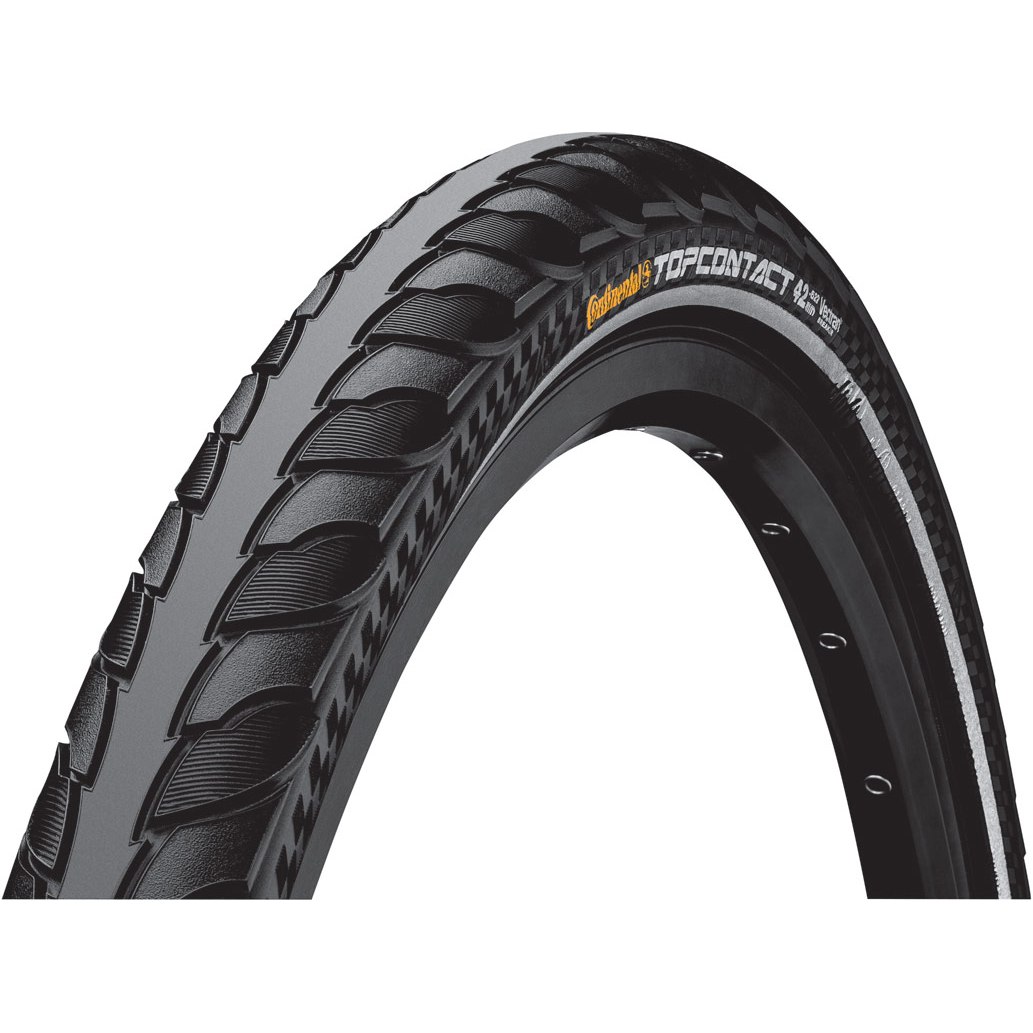 Productfoto van Continental Top Contact II E-Bike Vouwband ECE-R75 - 28&quot; - black Reflex