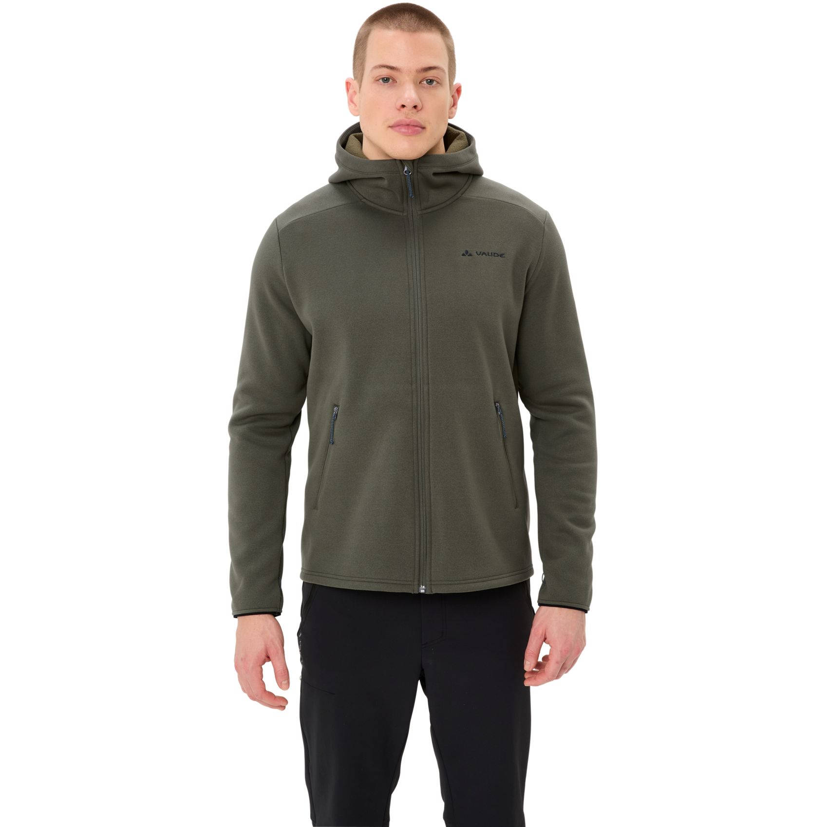Sweat-shirt de chasse polaire à capuche Percussion - Kaki - Pulls de