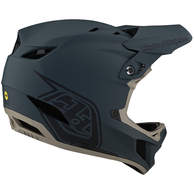 Troy Lee Designs D4 Composite MIPS Helmet - Stealth Gray | BIKE24