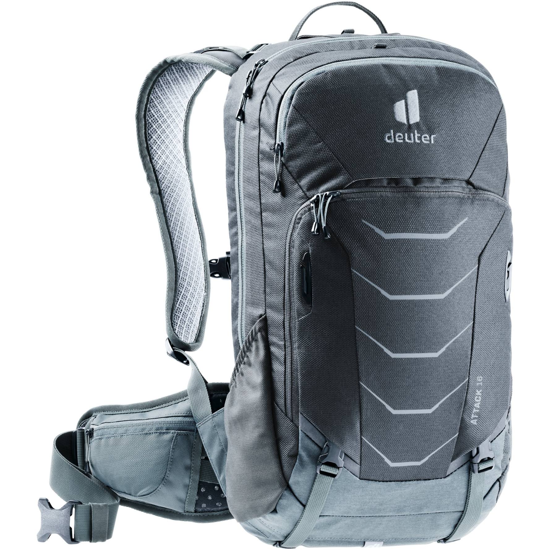 Image of Deuter Attack 16 Protector Backpack - graphite-shale
